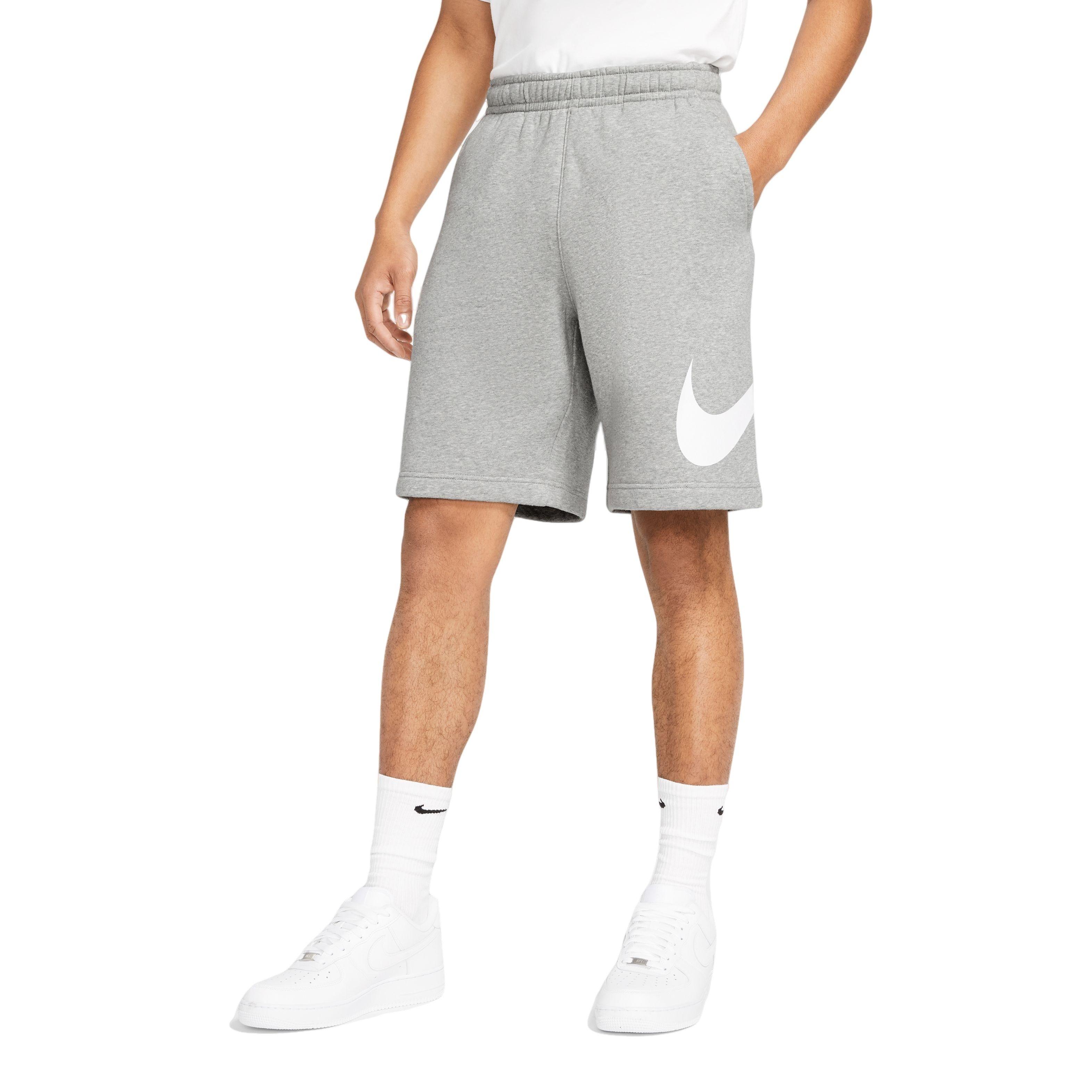Nike Men's Sportswear Club "Grey" Graphic Shorts - GREY Thumbnail View 3