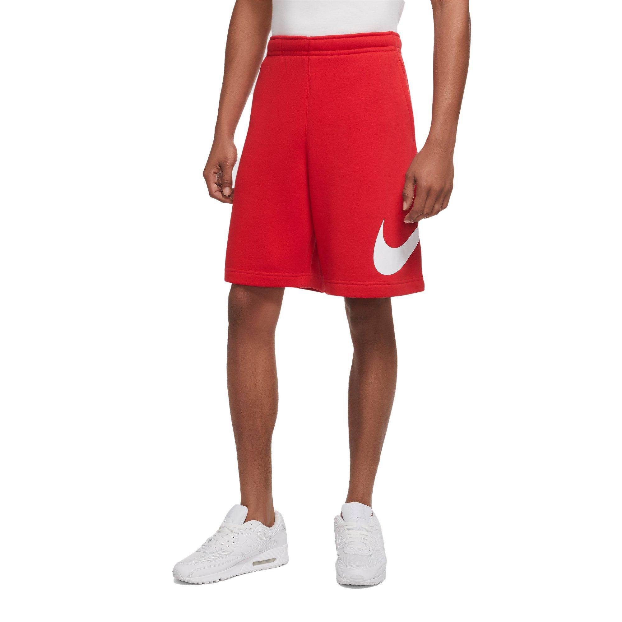 red nike shorts for men