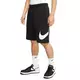 Nike Men's Sportswear Club "Black" Graphic Shorts - BLACK/GREY Thumbnail View 6