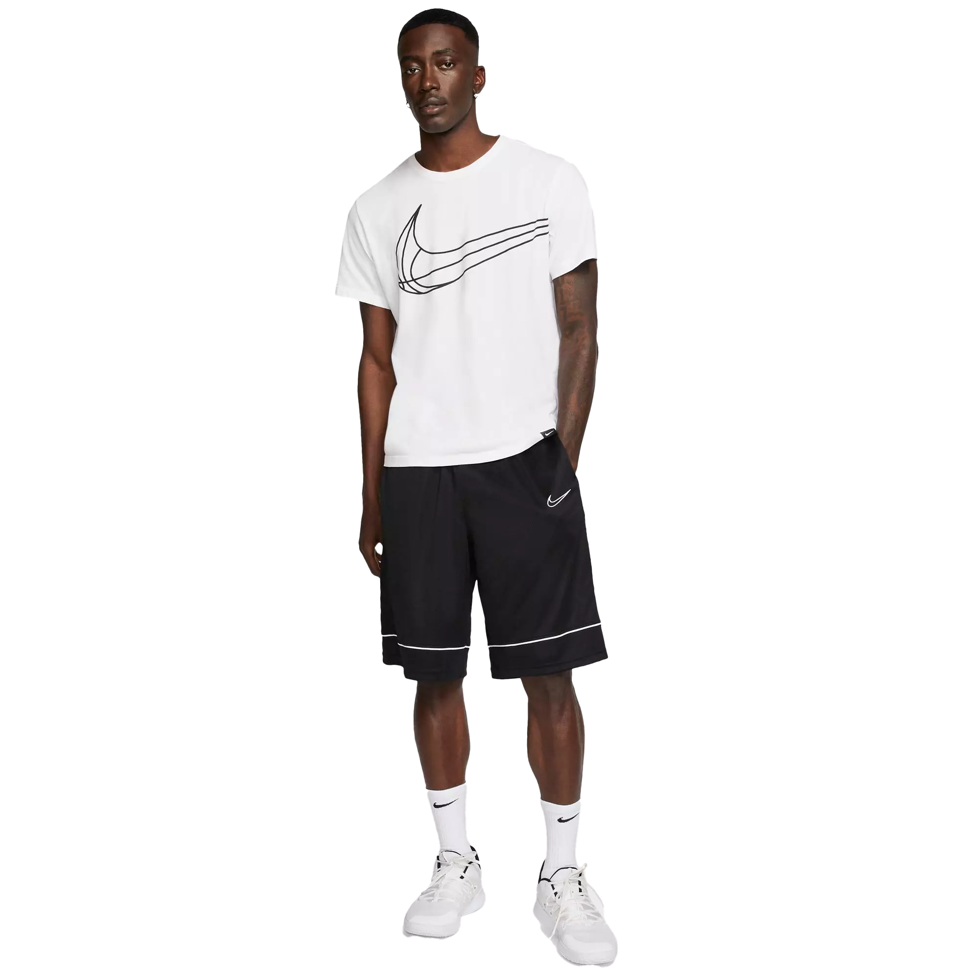 Nike Men's Basketball Fast Break Shorts-Black - BLACK