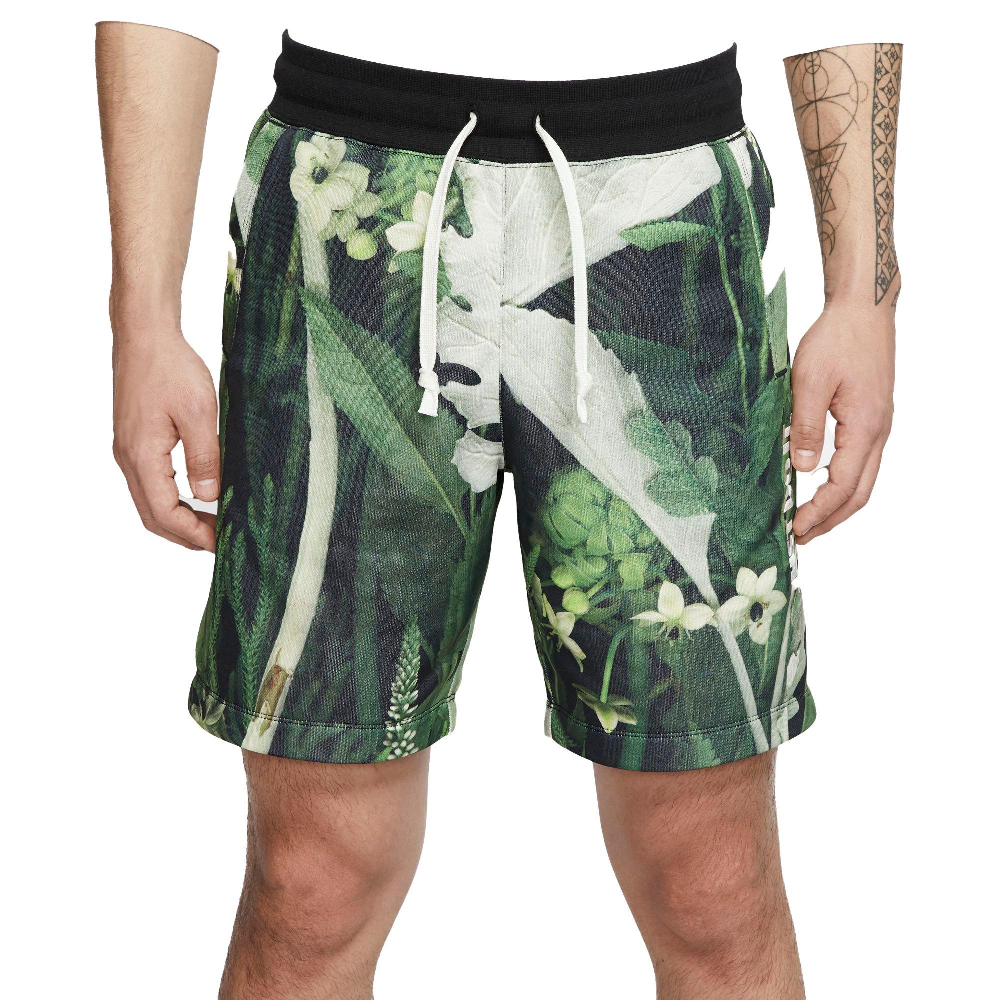 nike jdi alumni floral shorts