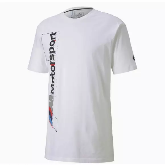 BMW FAMOUS COOL LOGO ICON CAR graphic tee men white t-shirt 100% cotton 