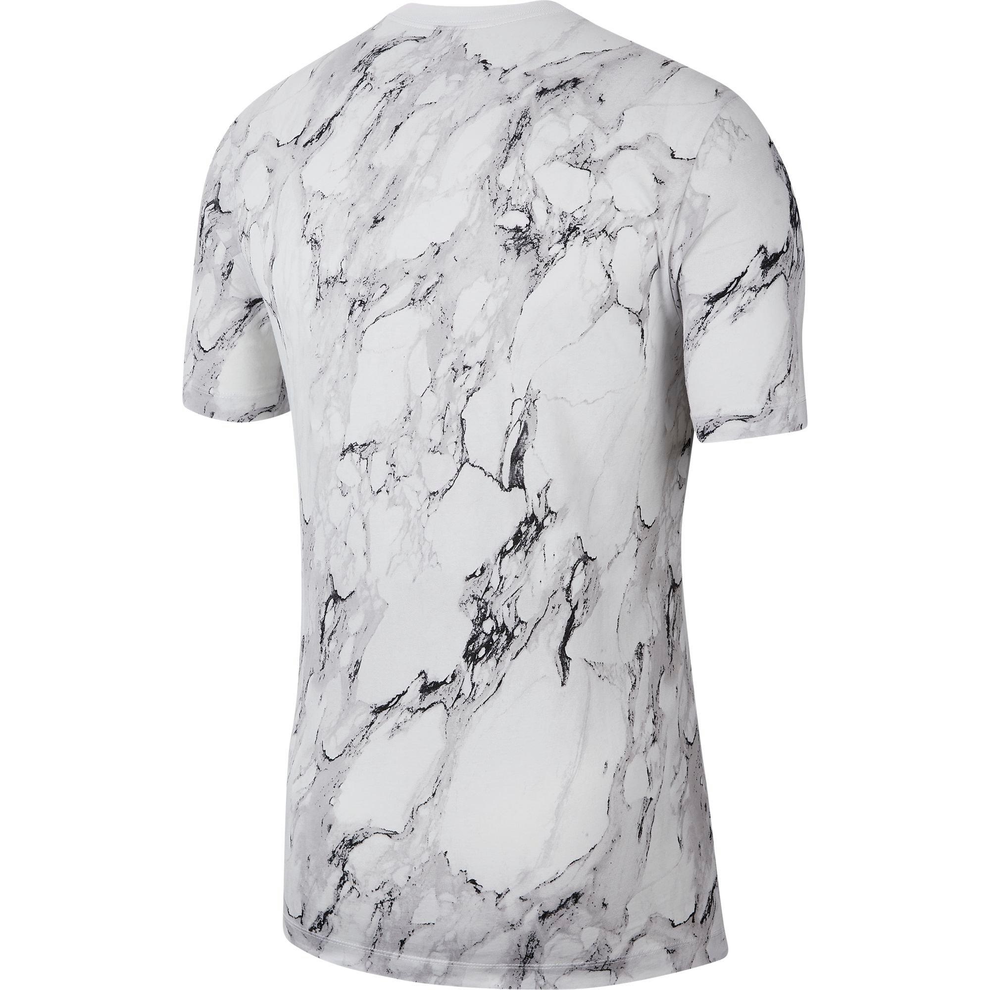 nike men's basketball marble tee