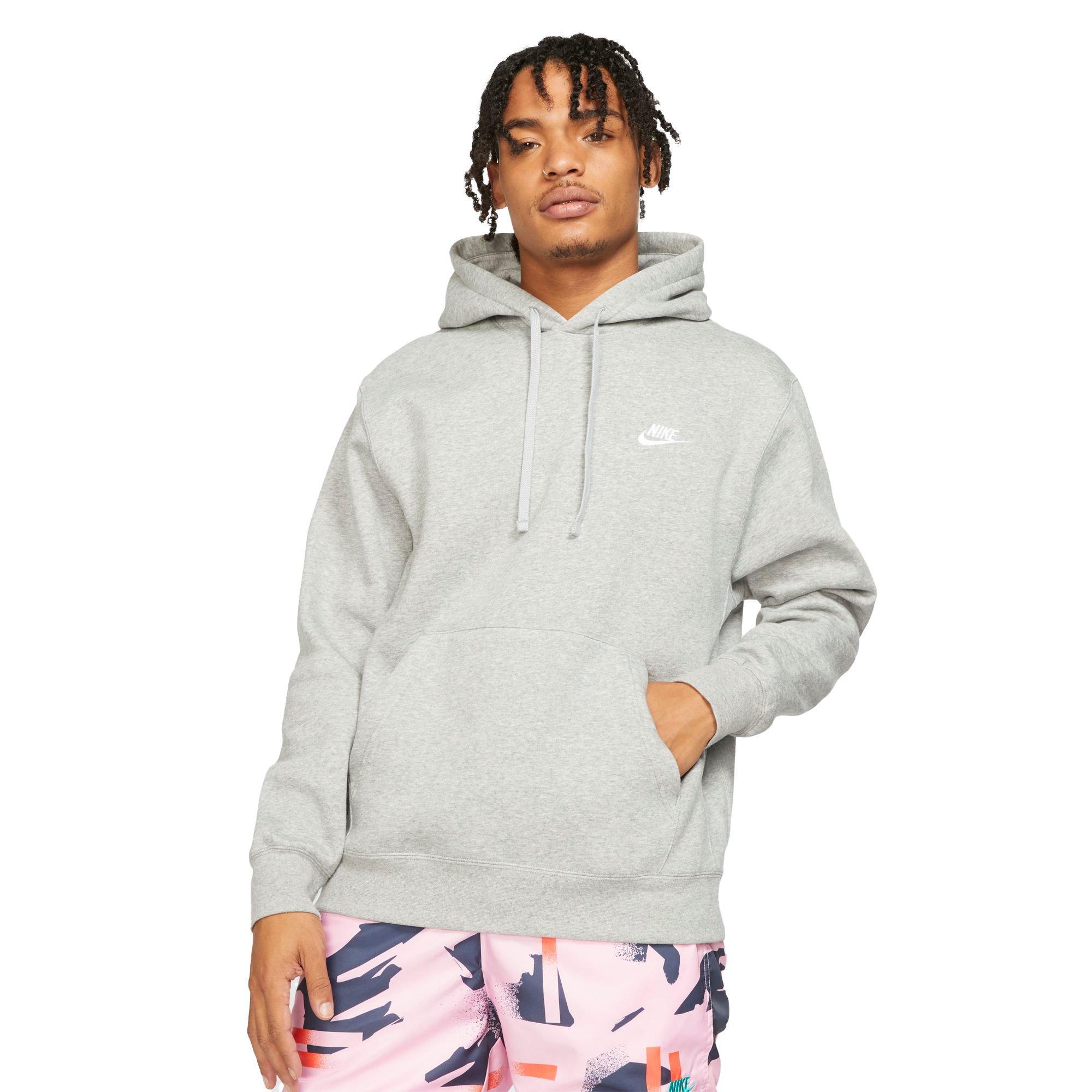 Nike grey club discount sweatshirt