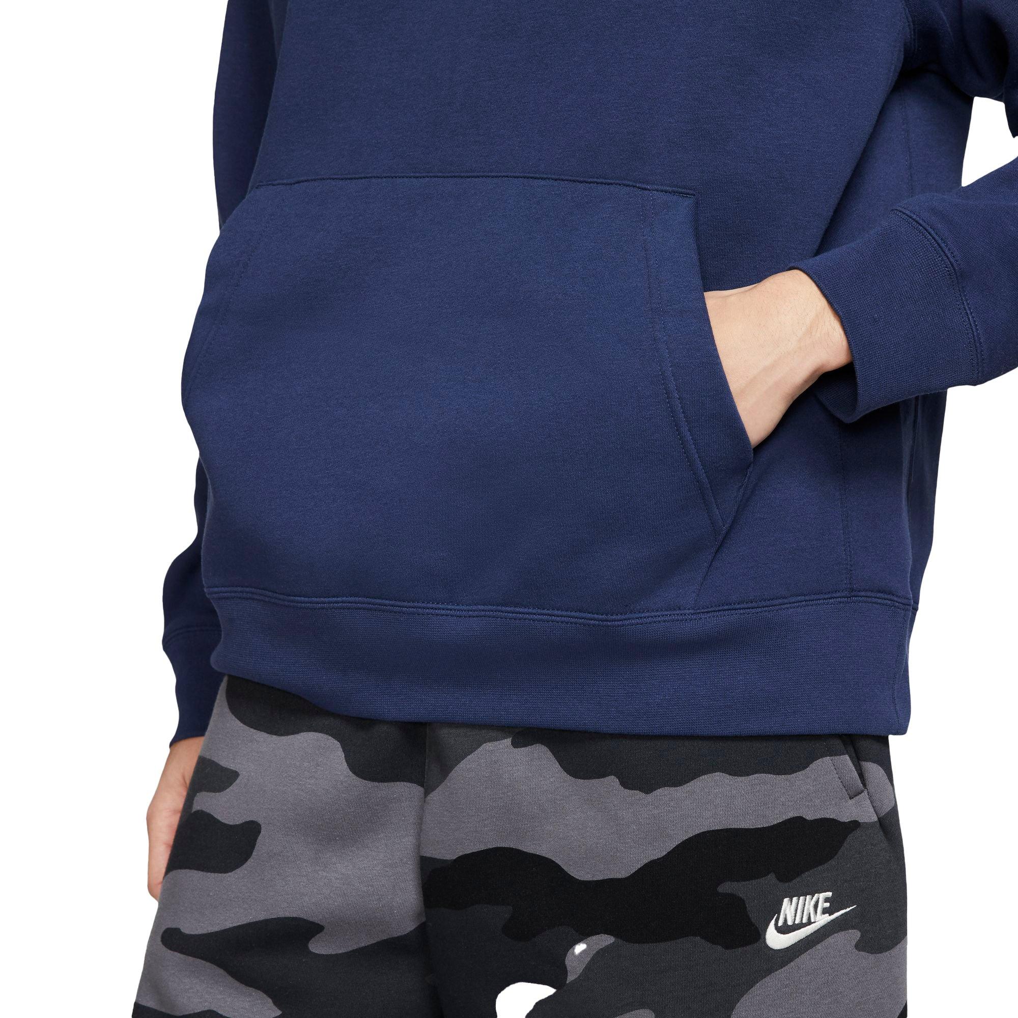 Nike Unisex Navy Sportswear Club Fleece Pullover - NAVY Thumbnail View 4