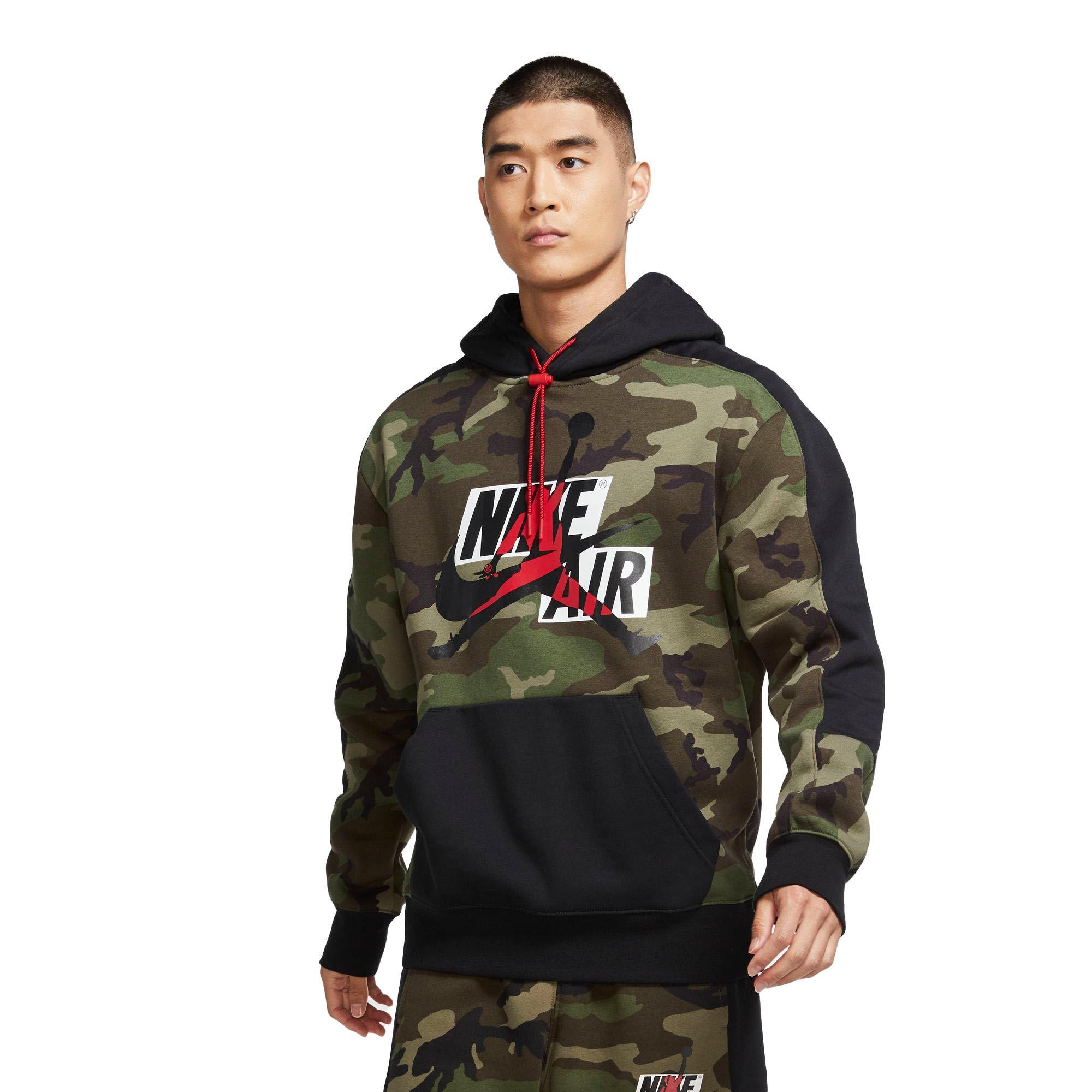 Jumpman discount camo hoodie