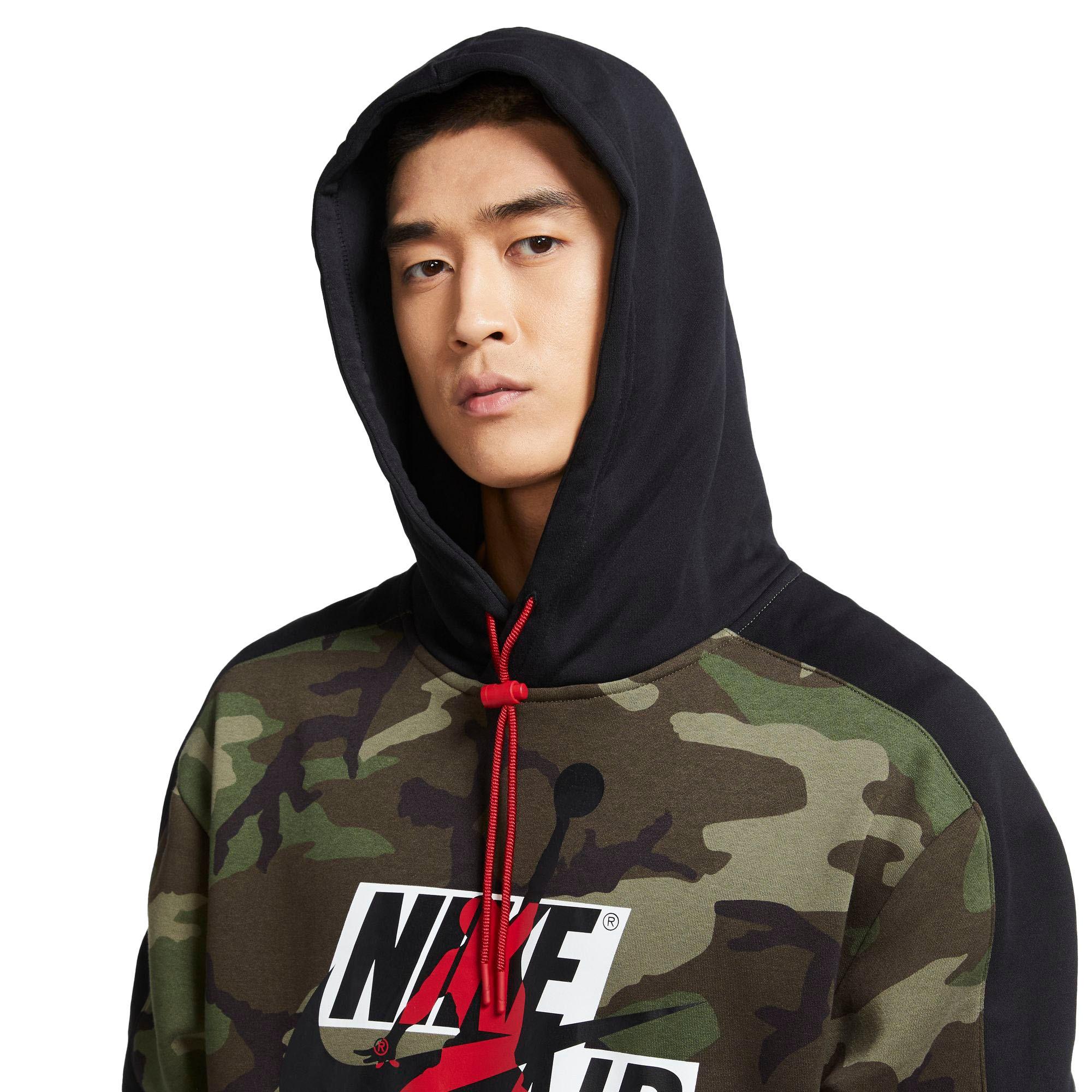 Jordan jumpman air fleece camo online hoodie