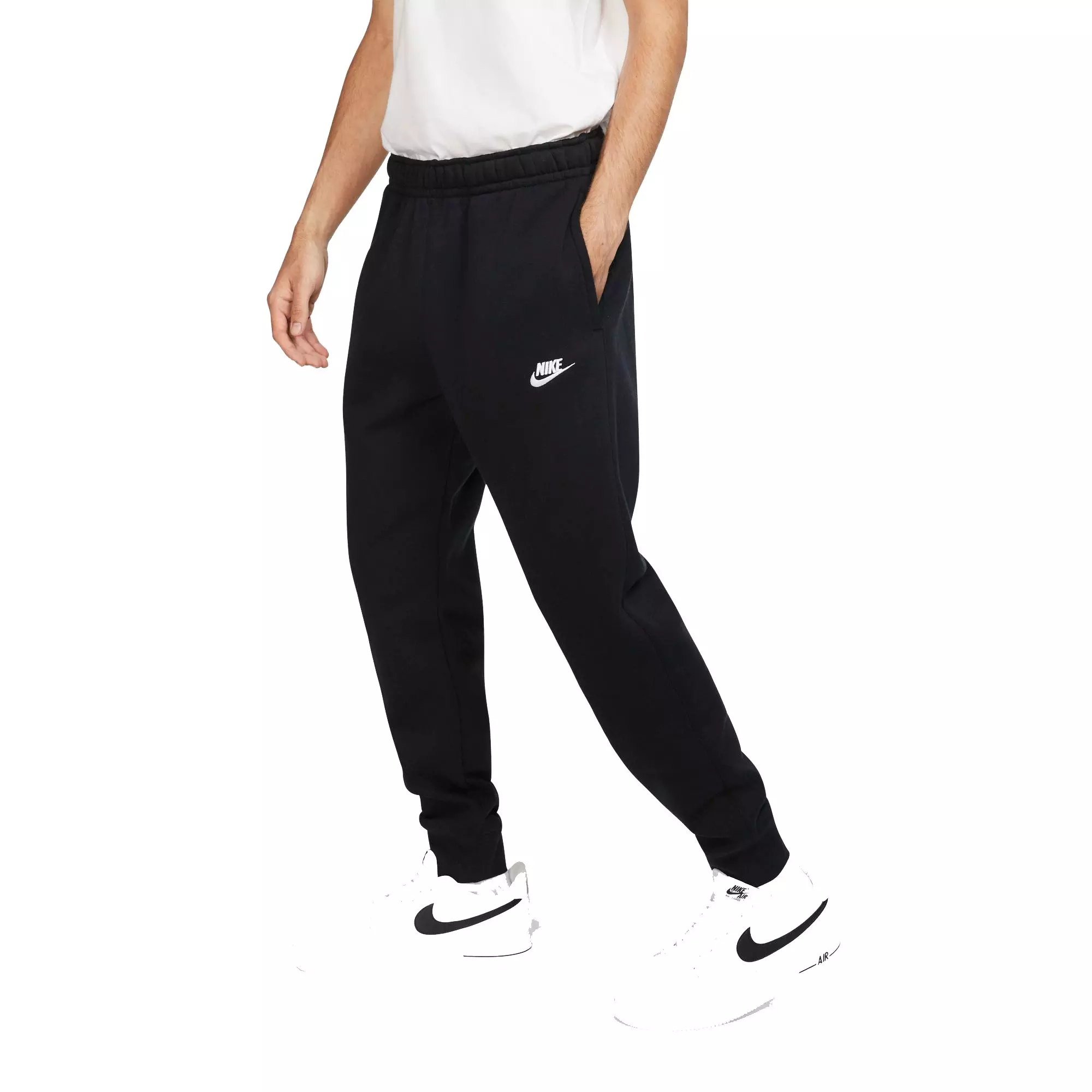 Nike Men's Sportswear Black Club Fleece Joggers - Hibbett