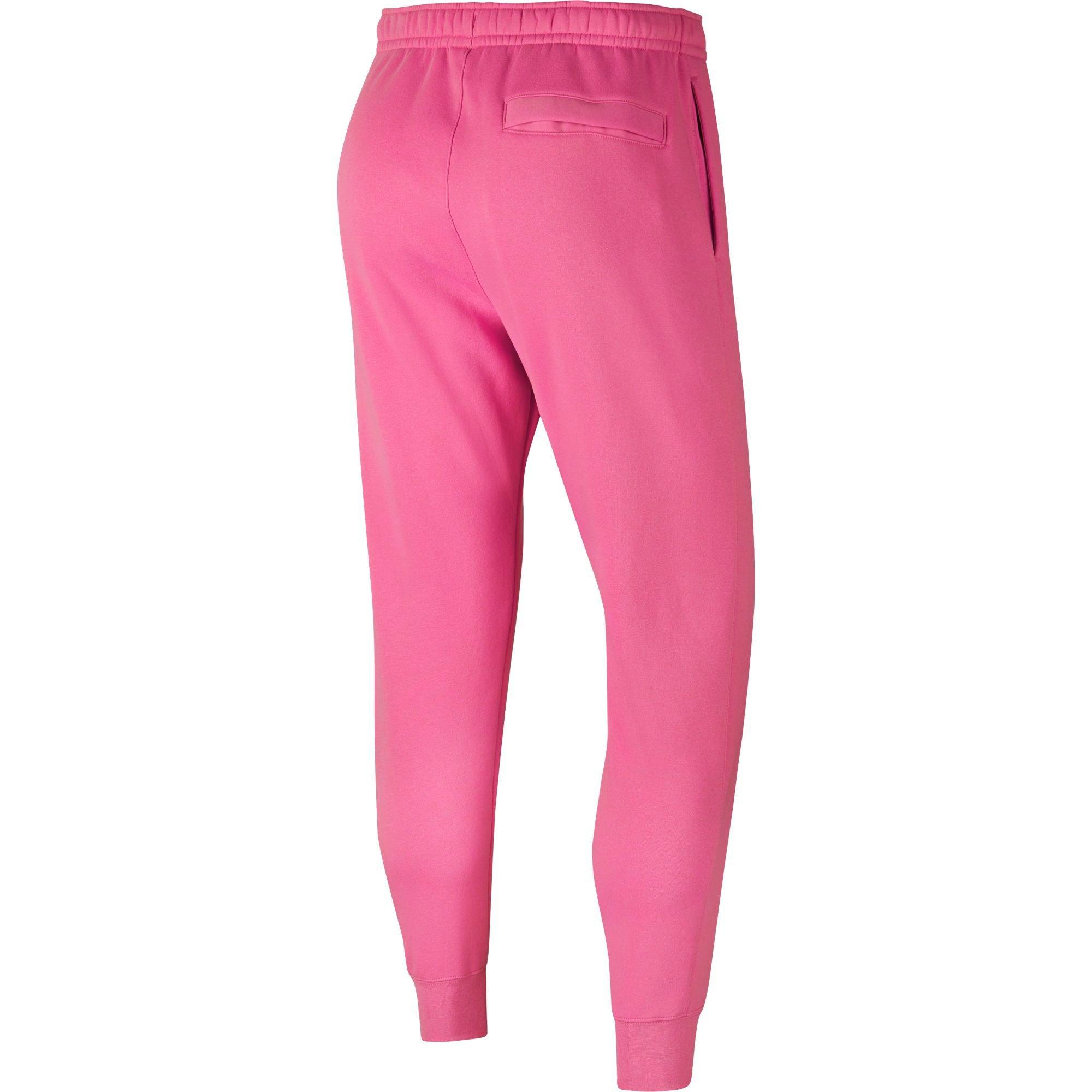 nike pink fleece sweatpants