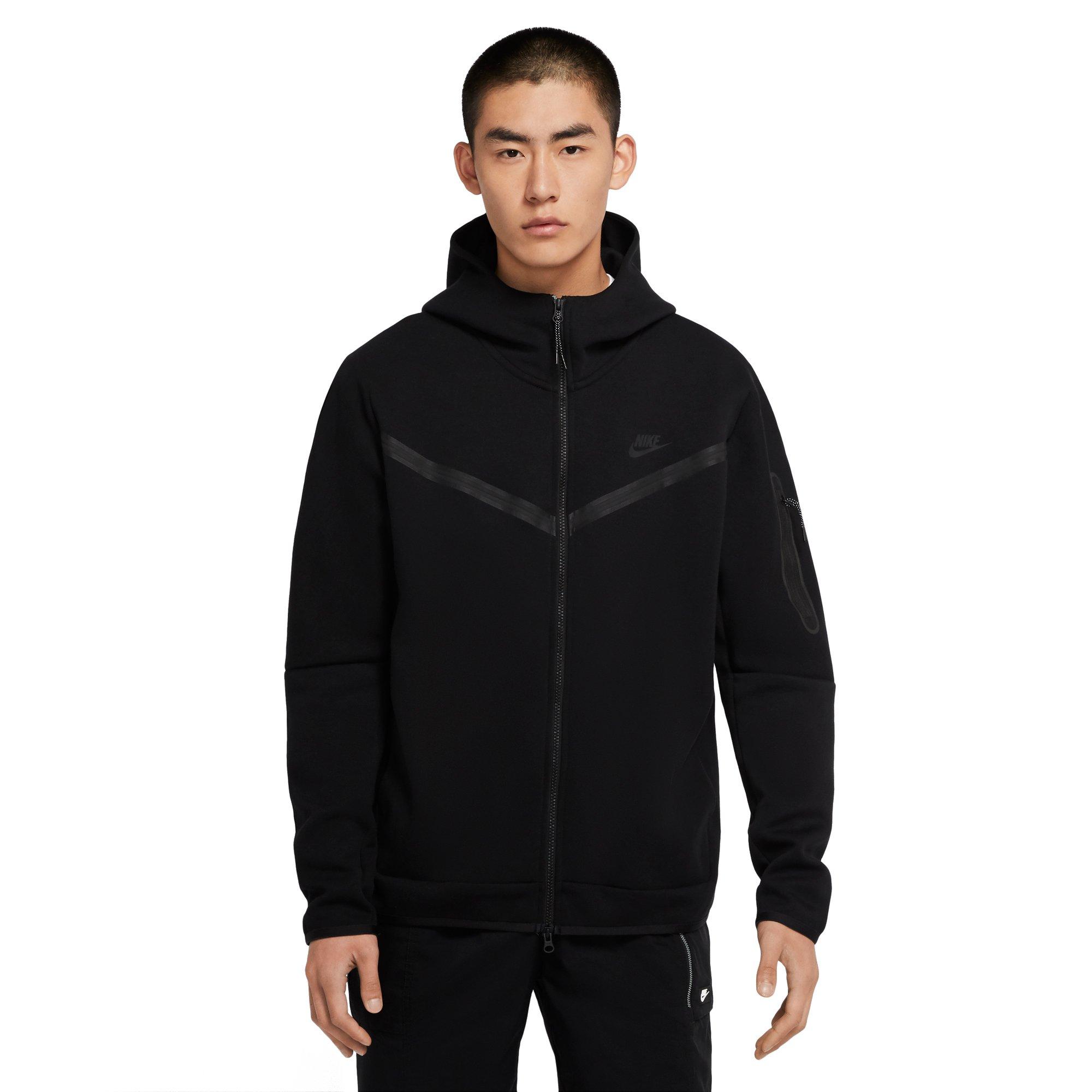 Tech Men's Full-Zip Hoodie - Black Hibbett | City Gear