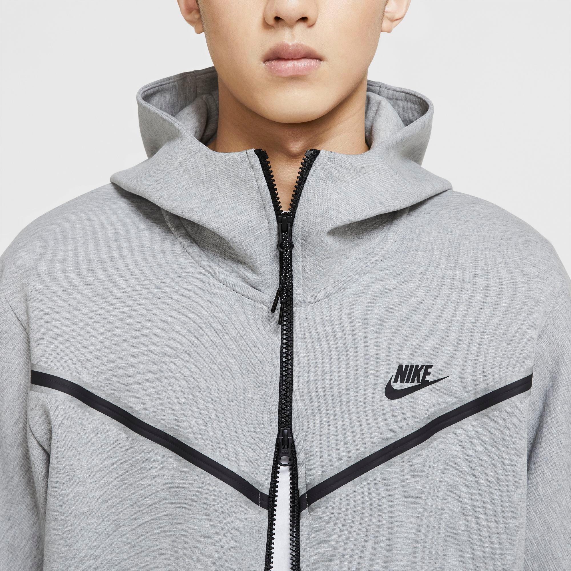 Nike Sportswear Tech Fleece Men's Full-Zip Hoodie - Black - Hibbett