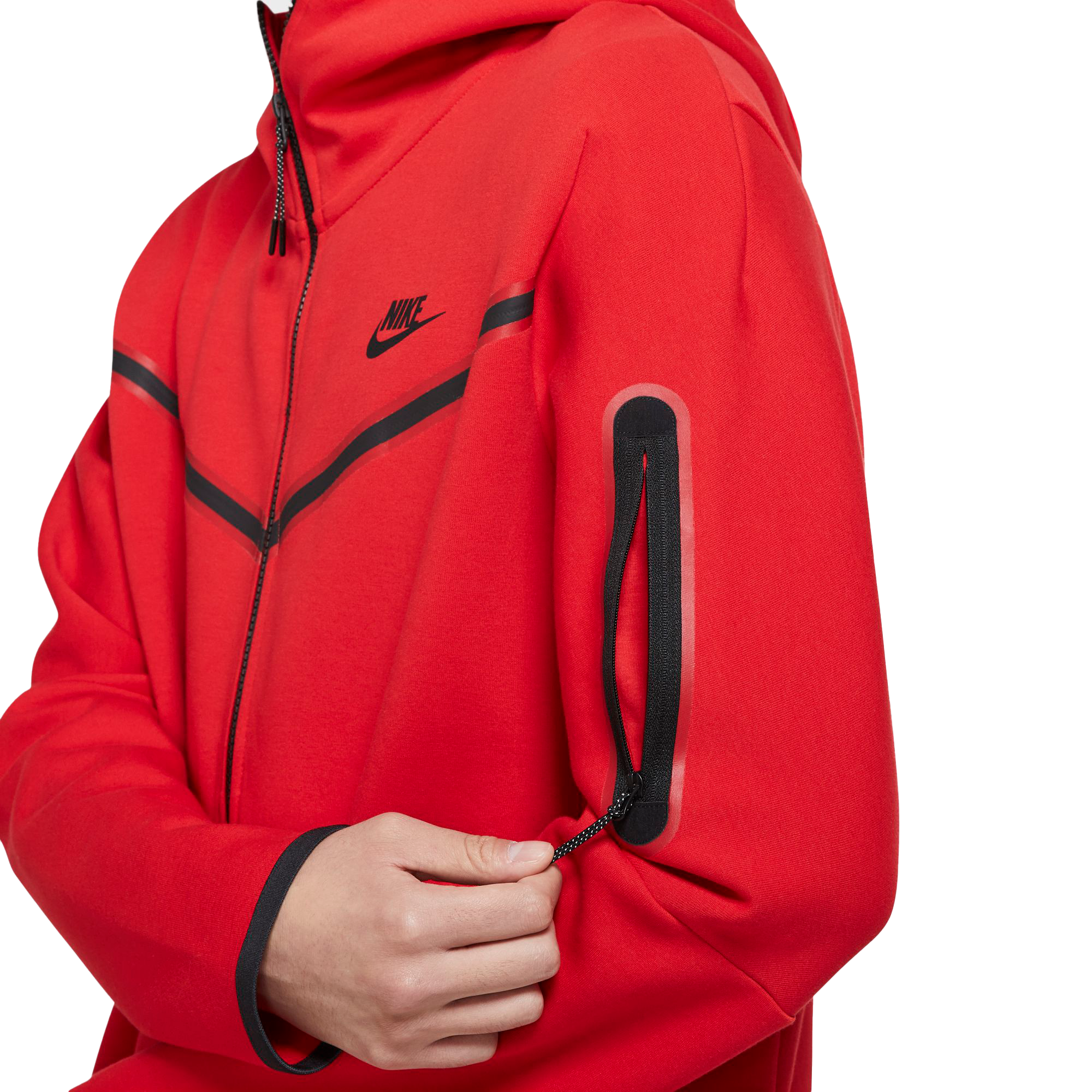 Nike Men's Sportswear Tech Fleece Tan Full-Zip Hoodie - Hibbett