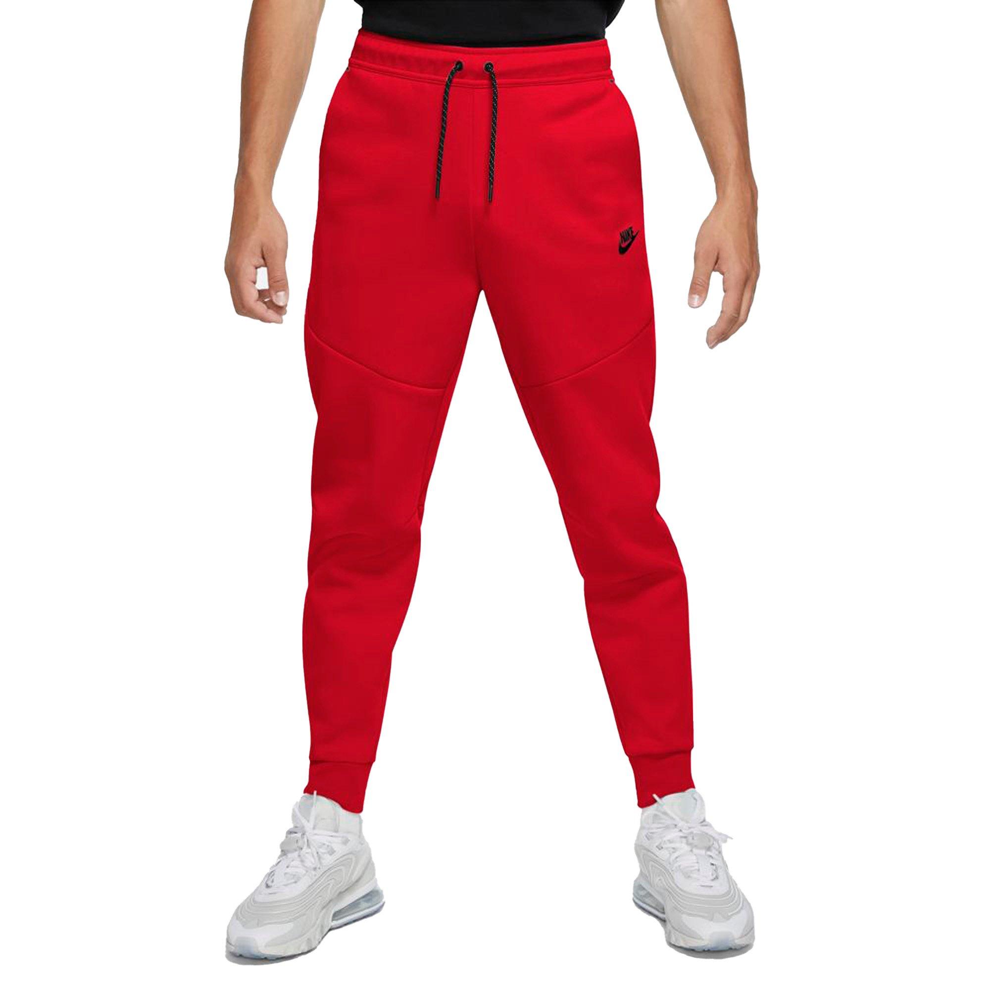 Men's Sportswear Fleece Joggers-Red