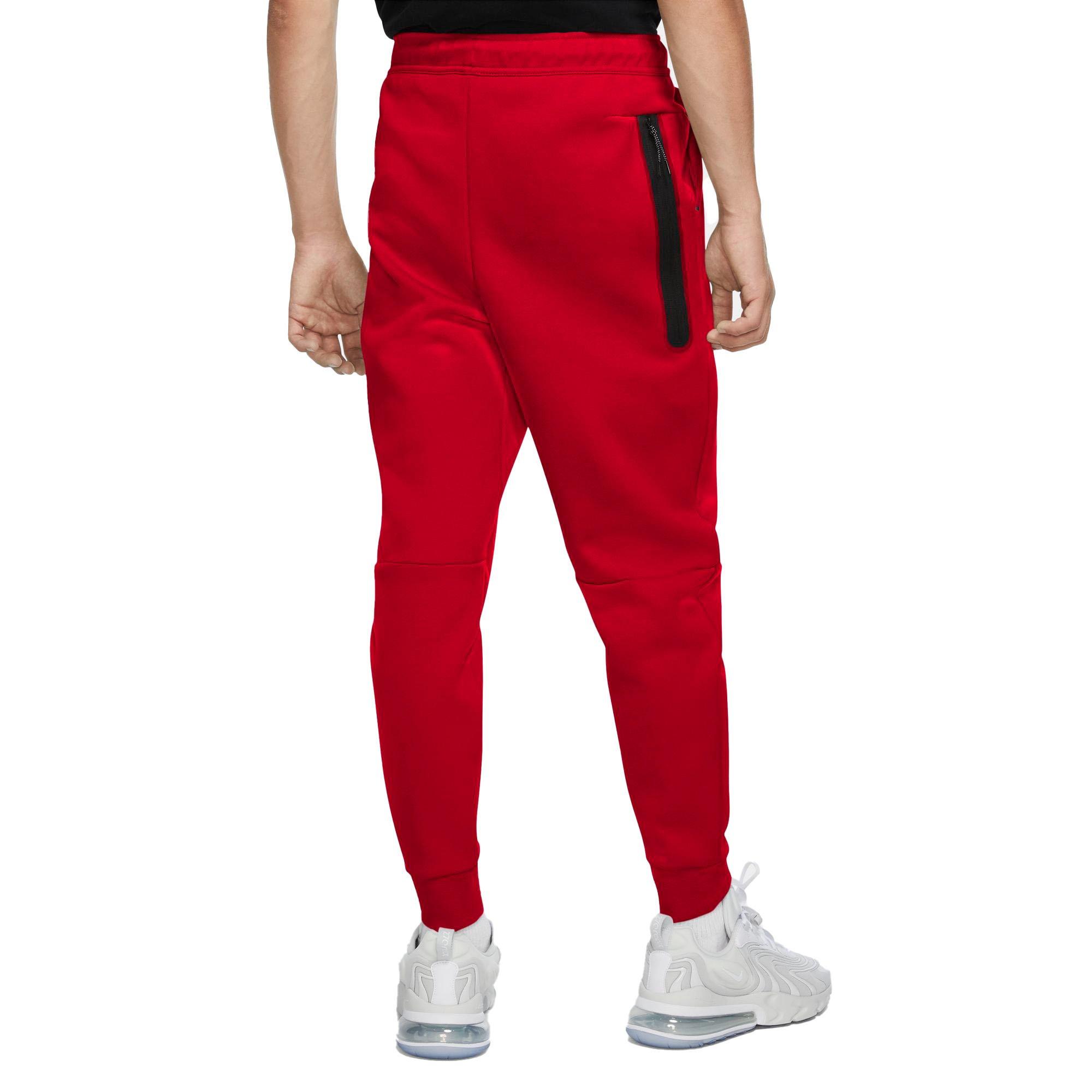 Red nike hot sale joggers mens