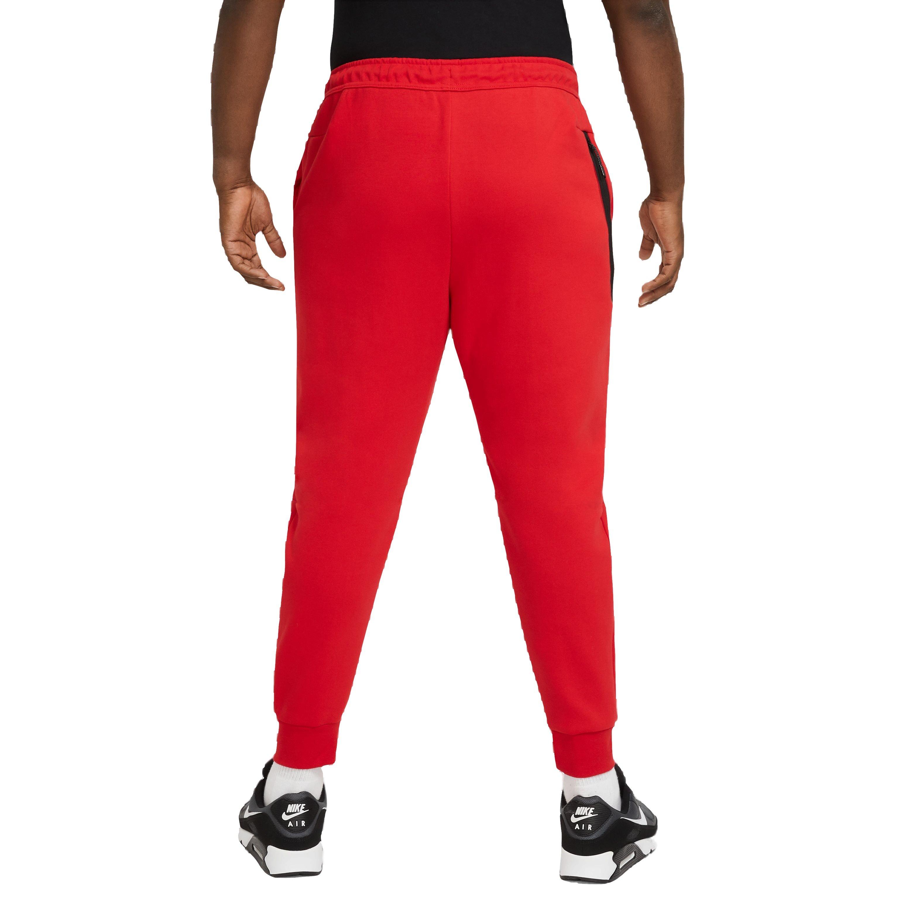 red nike sweatpants
