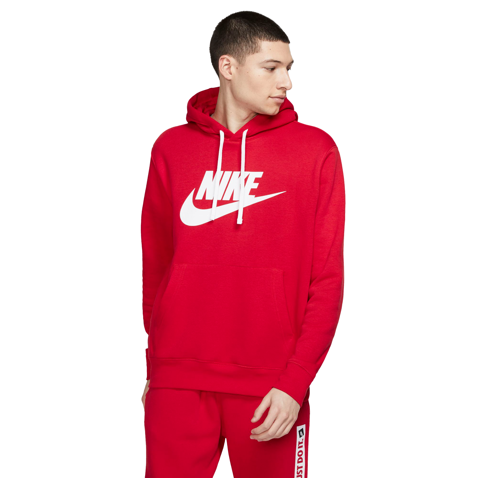 Men's Nike Red Boston Red Sox Team Lettering Club Pullover Hoodie