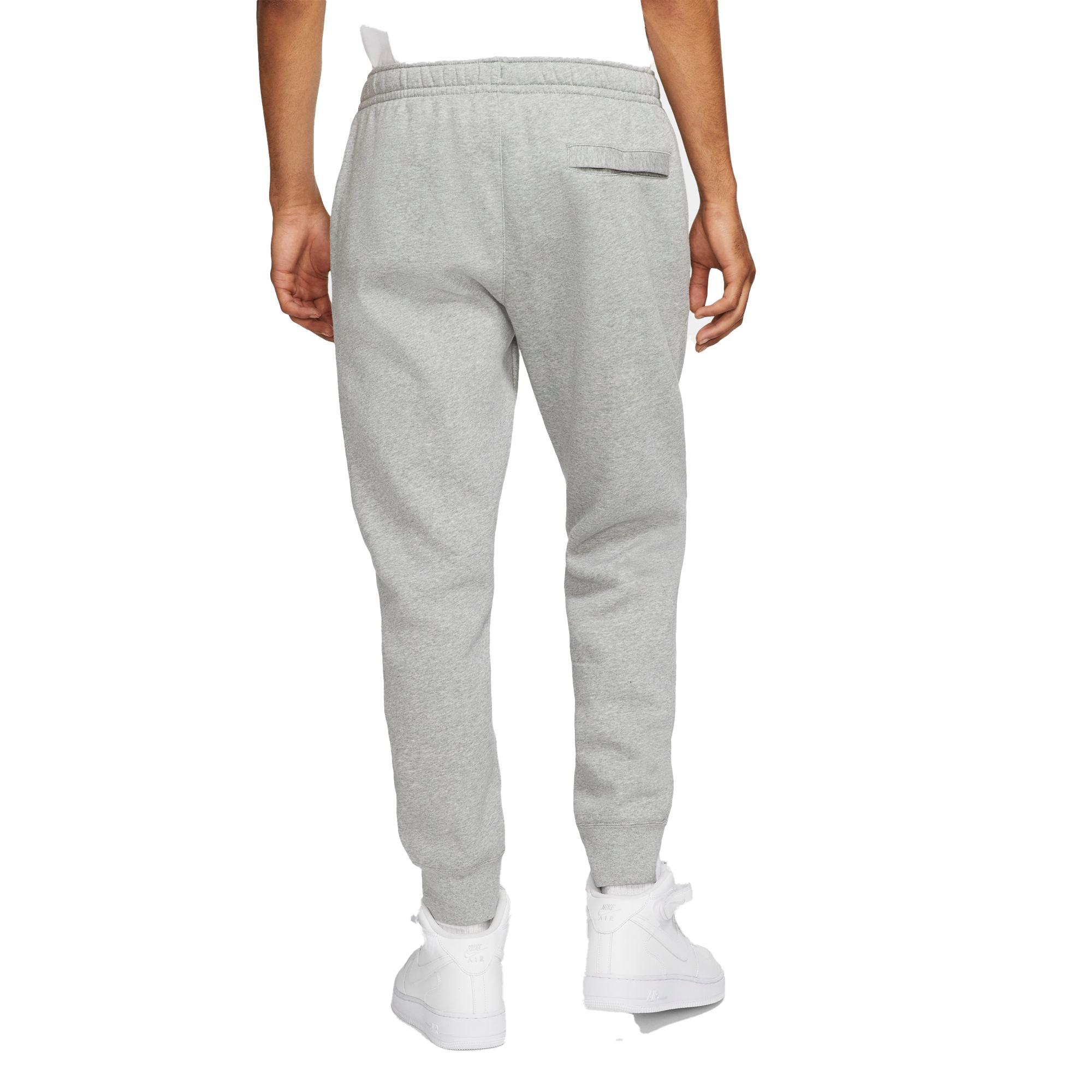 Nike Men's Sportswear Club Grey Fleece Joggers - Hibbett