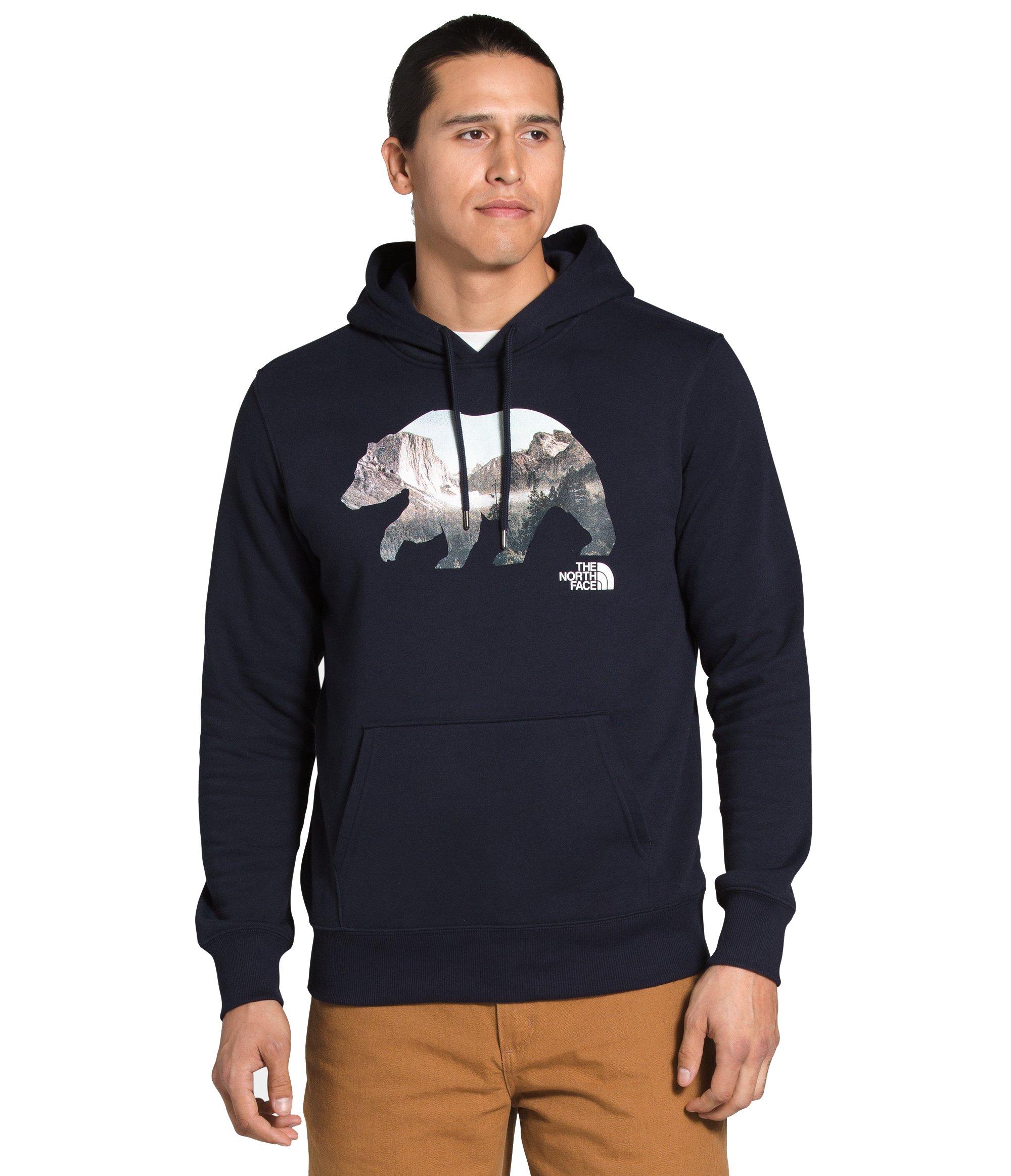 navy north face jumper