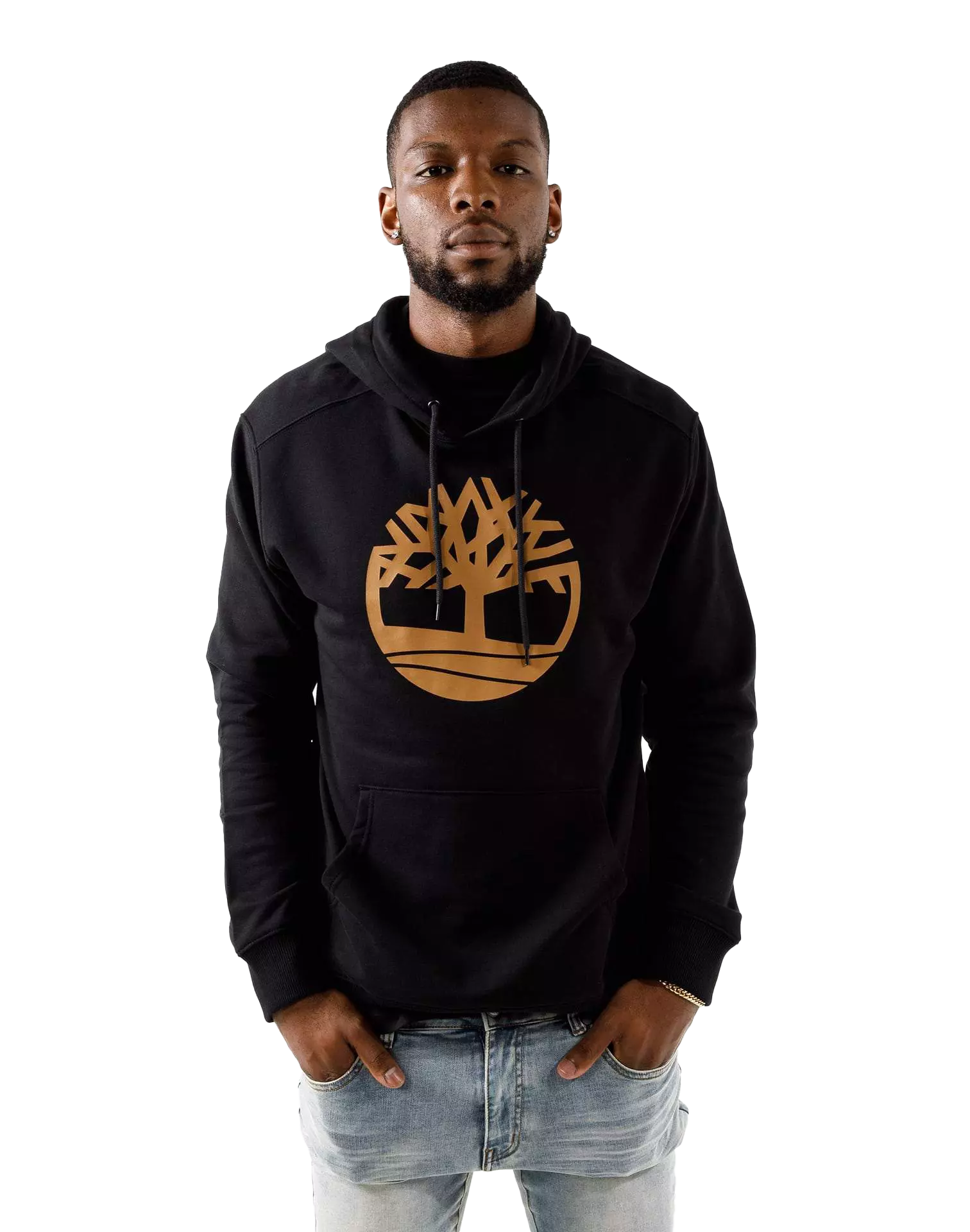 Timberland Men's Pullover "Black" Hoodie - BLACK