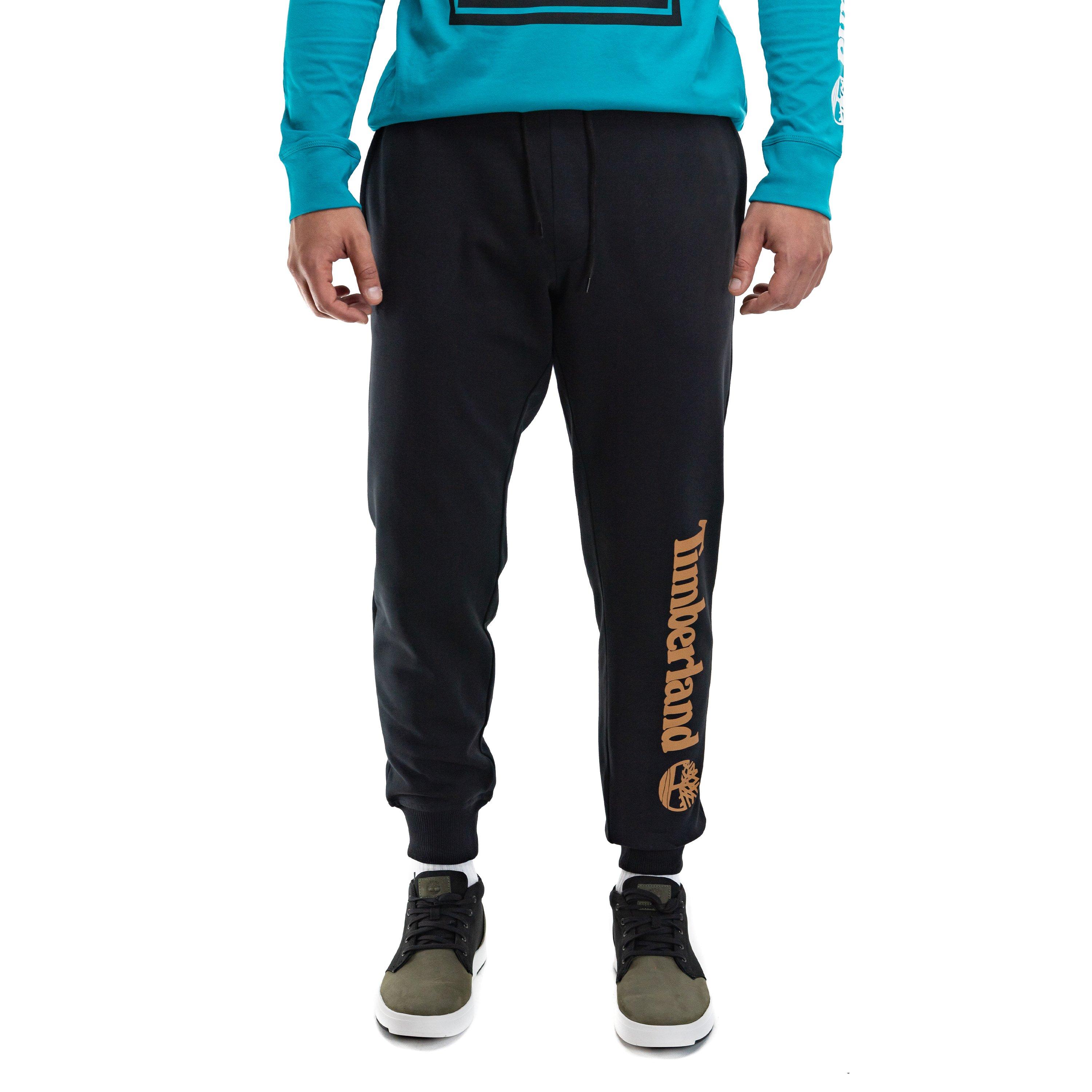 Timberland Men's Fleece Pants-Black - BLACK Thumbnail View 1
