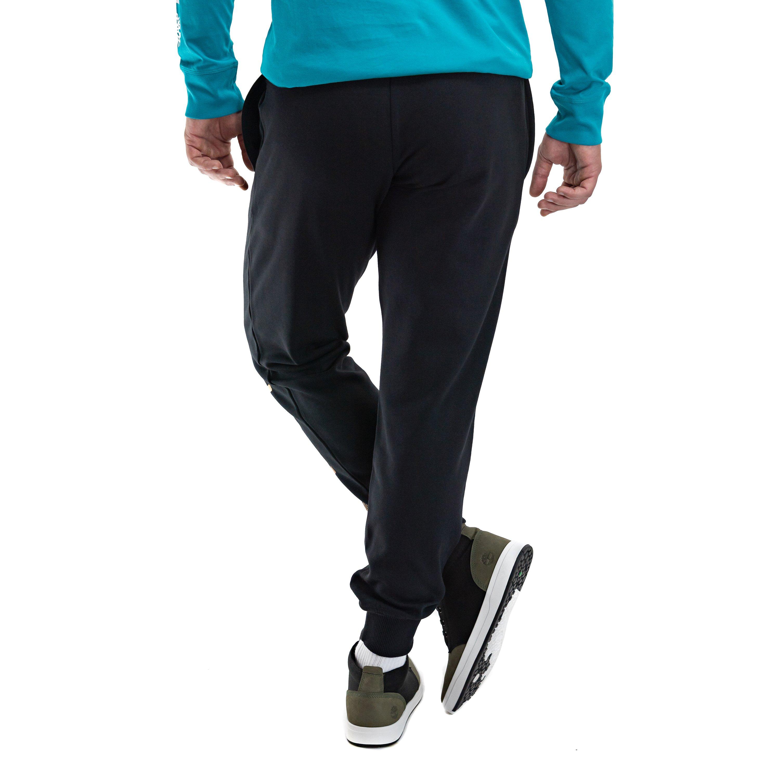 Timberland Men's Fleece Pants-Black - BLACK Thumbnail View 4