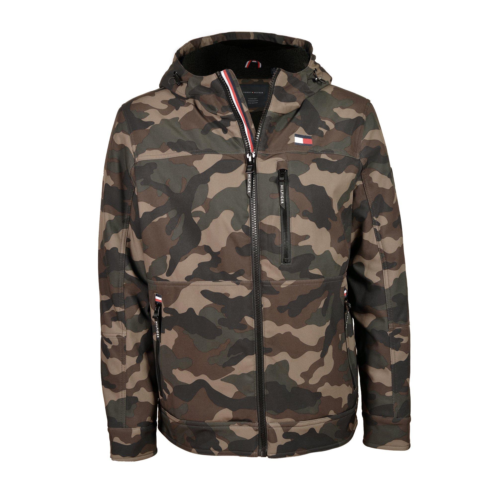 Camo tommy hilfiger jacket sale