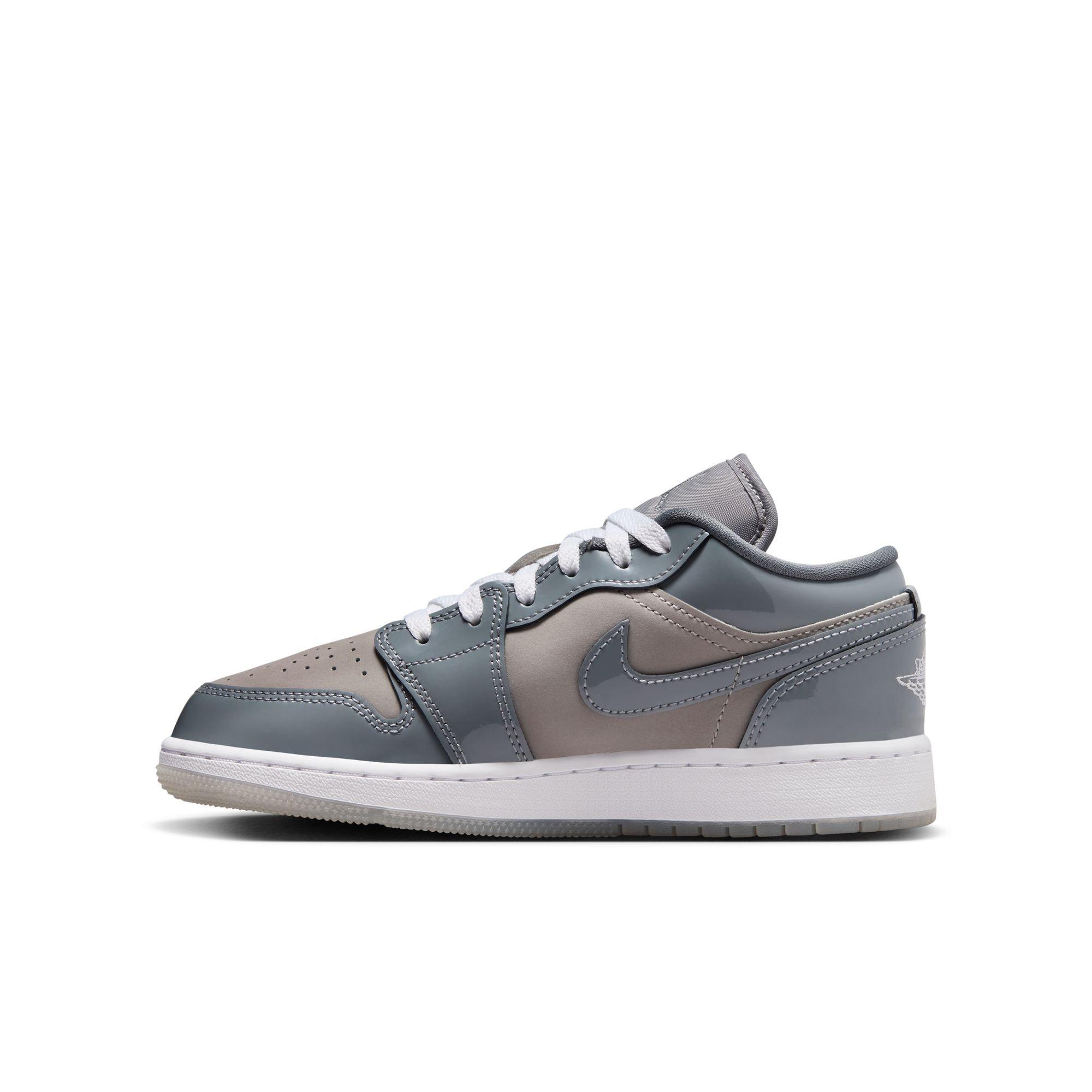 Jordan 1 Low SE Grade School Boys' "Medium Grey/Cool Grey/White" Shoe