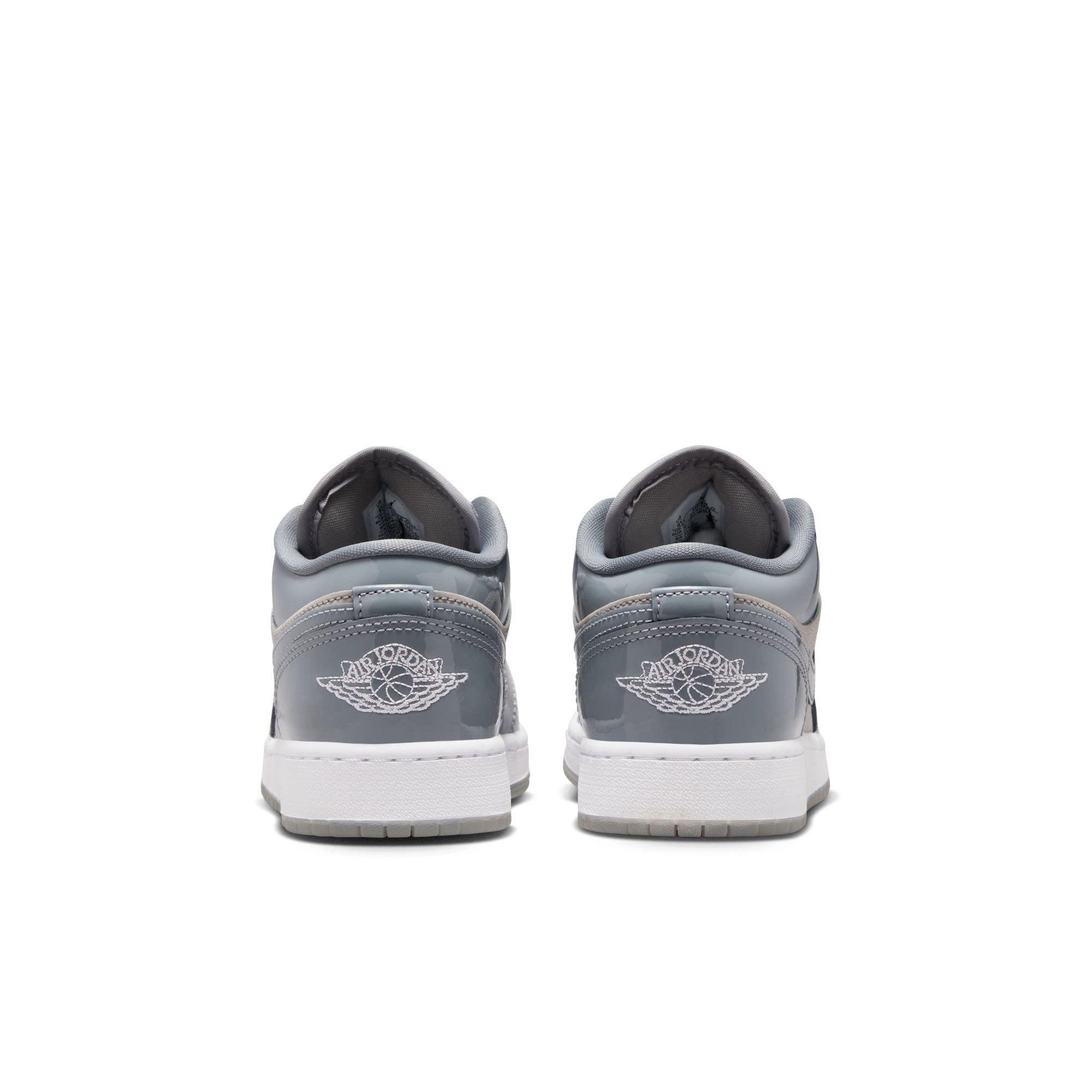 Jordan 1 Low SE Grade School Boys' "Medium Grey/Cool Grey/White" Shoe