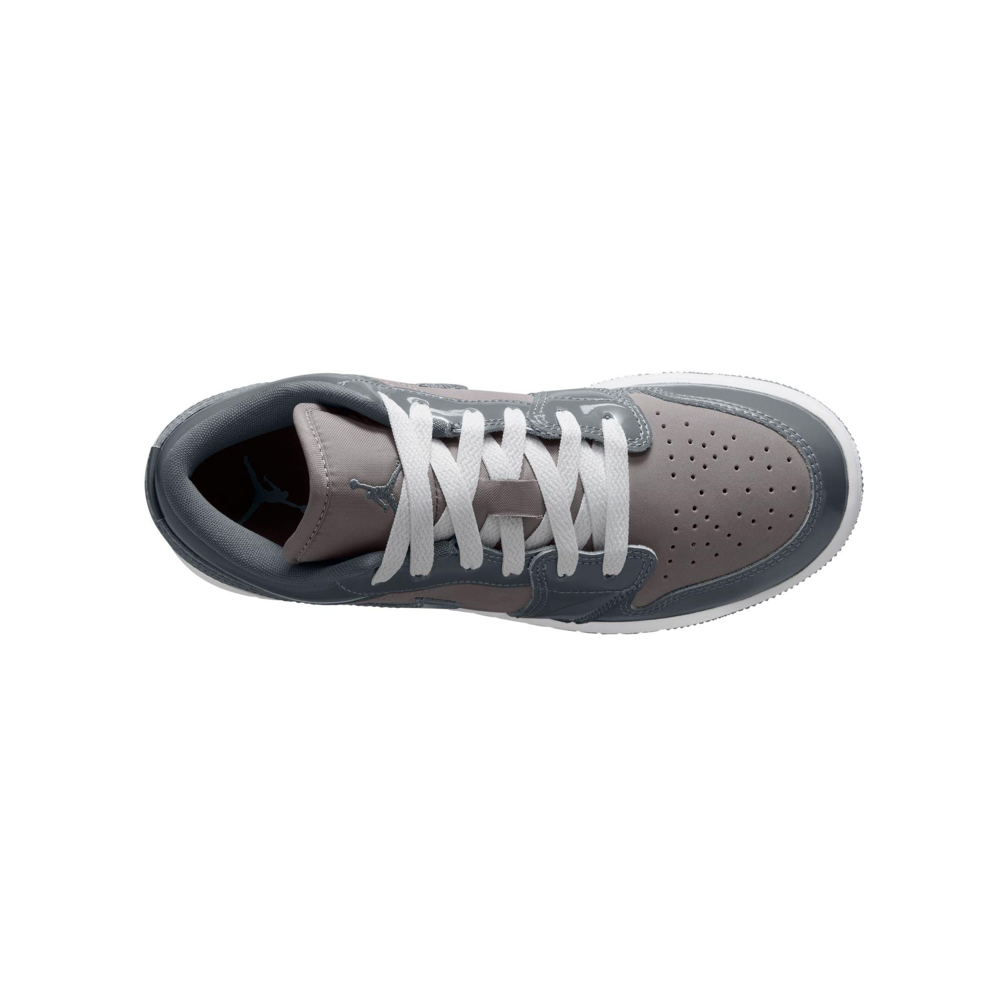 Jordan 1 Low SE Grade School Boys' "Medium Grey/Cool Grey/White" Shoe