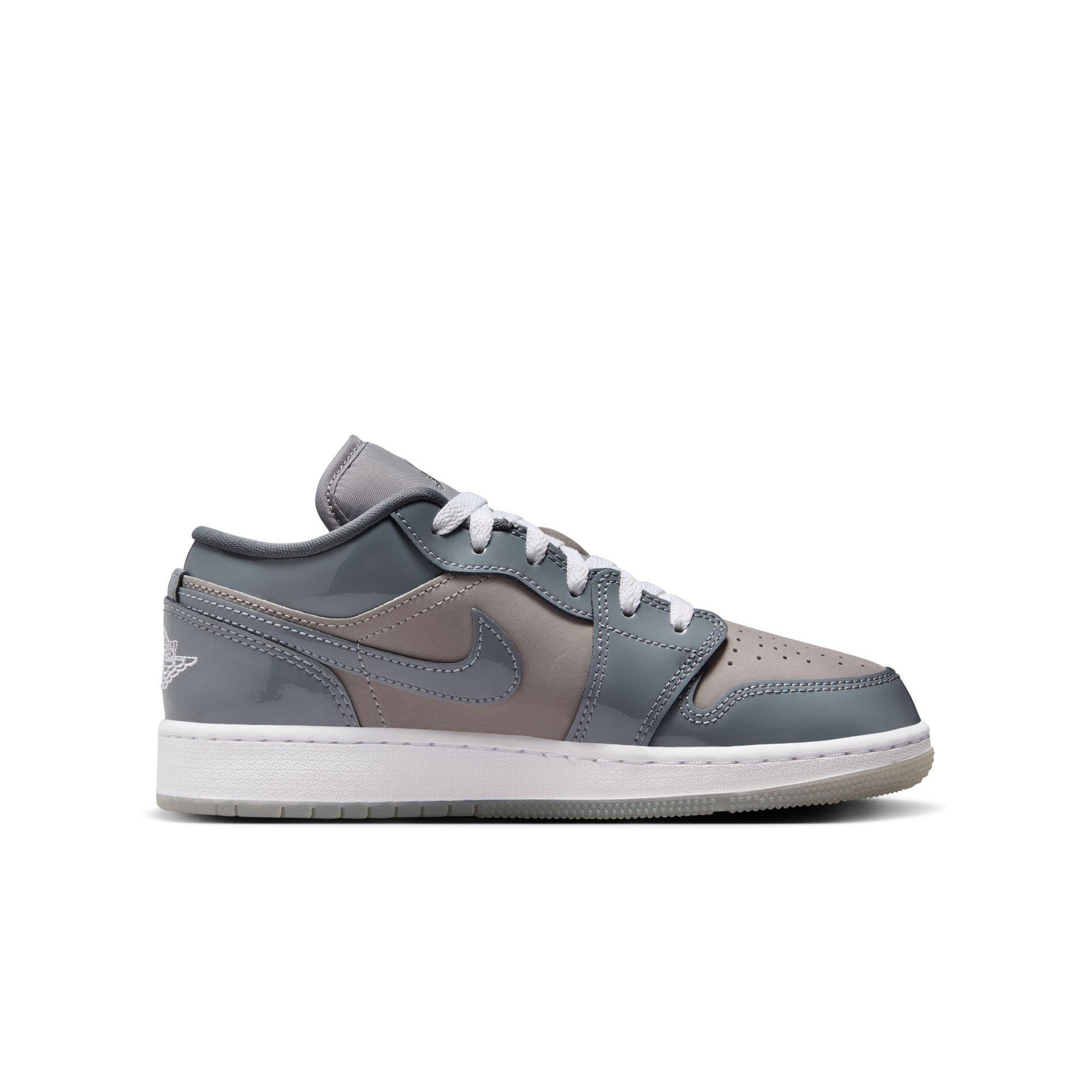 Jordan 1 Low SE Grade School Boys' "Medium Grey/Cool Grey/White" Shoe