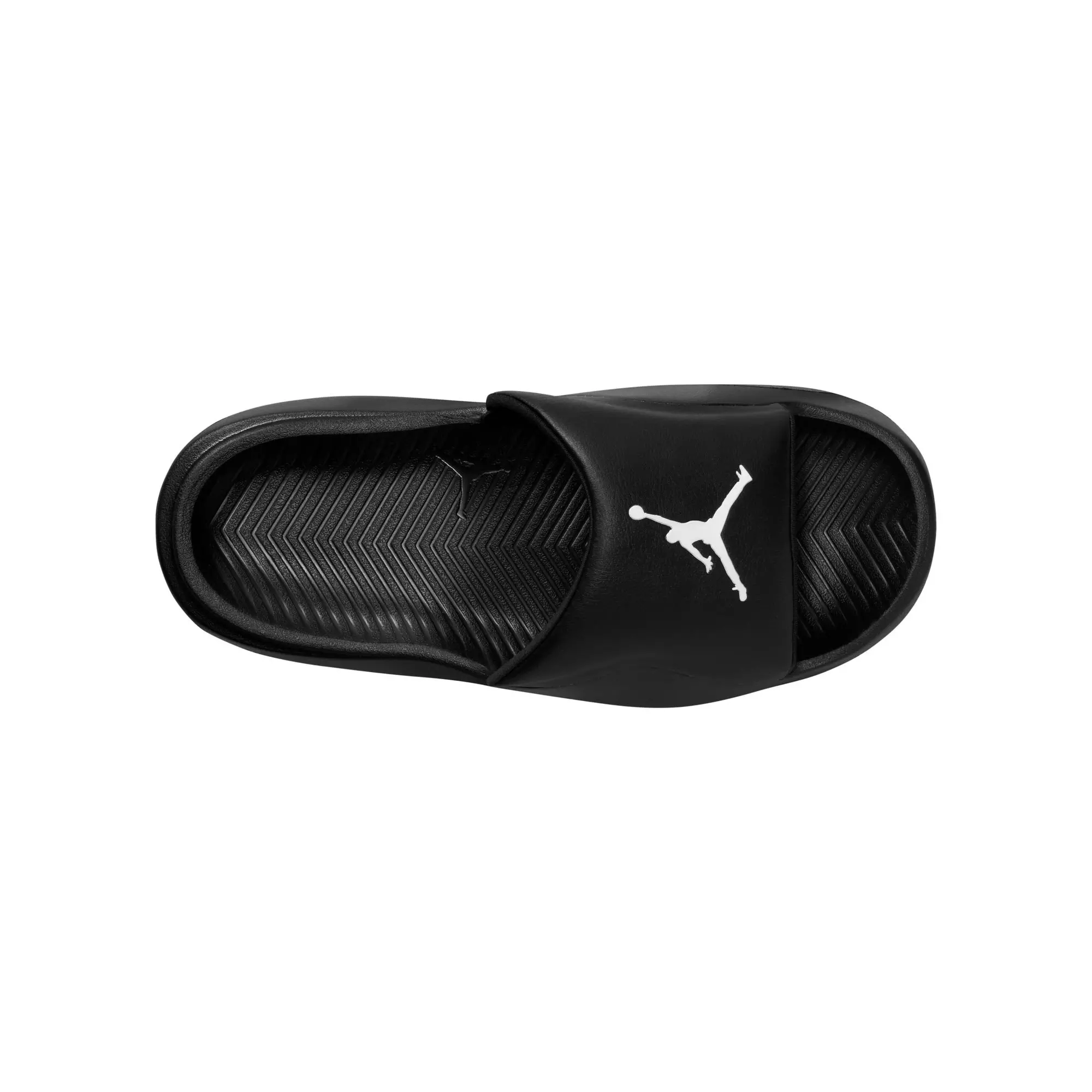 Jordan Franchise "Black/White" Grade School Boys' Slide - BLACK/WHITE