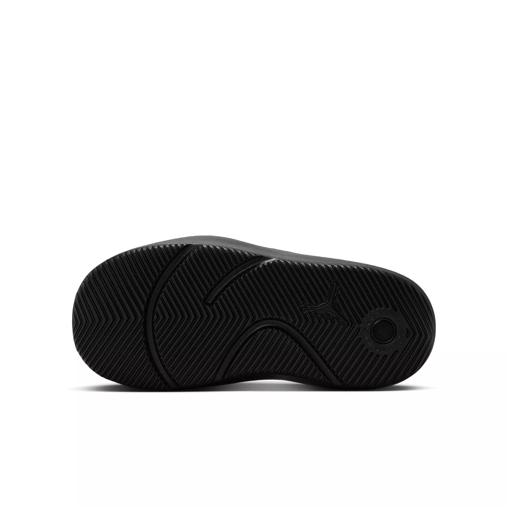 Jordan Franchise "Black/White" Grade School Boys' Slide - BLACK/WHITE