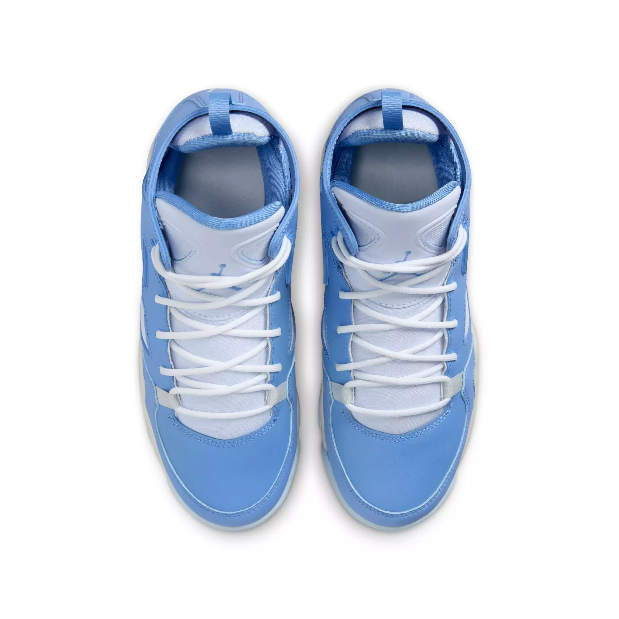 Jordan Flight Club '91 "Legend Blue/Hydrogen Blue/Pure Platinum" Grade School Boys' Shoe - CAROLINA BLUE