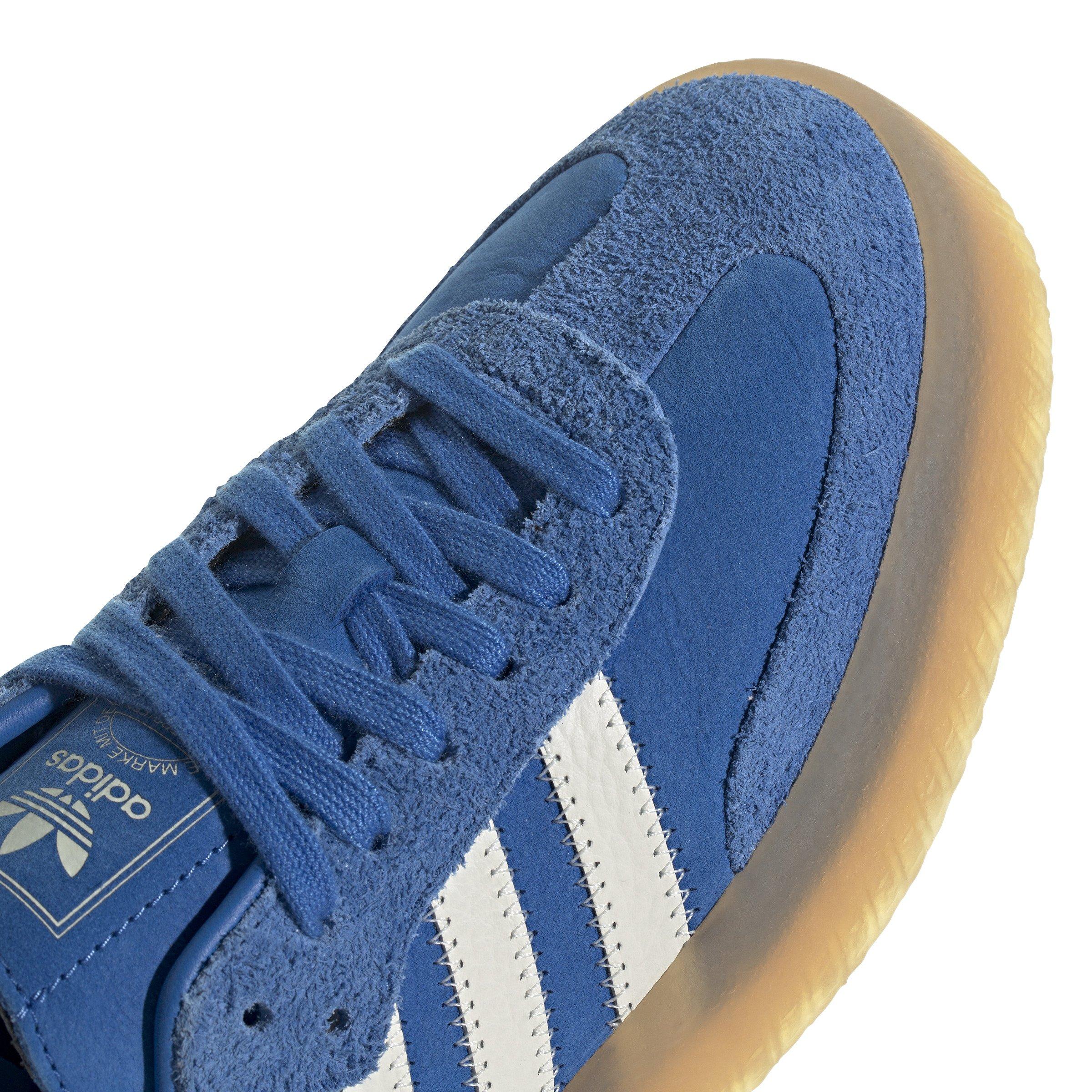 adidas Originals Sambae "Blue/Ftwr White/Silver Metallic" Women's Shoe - BLUE/WHITE Thumbnail View 4