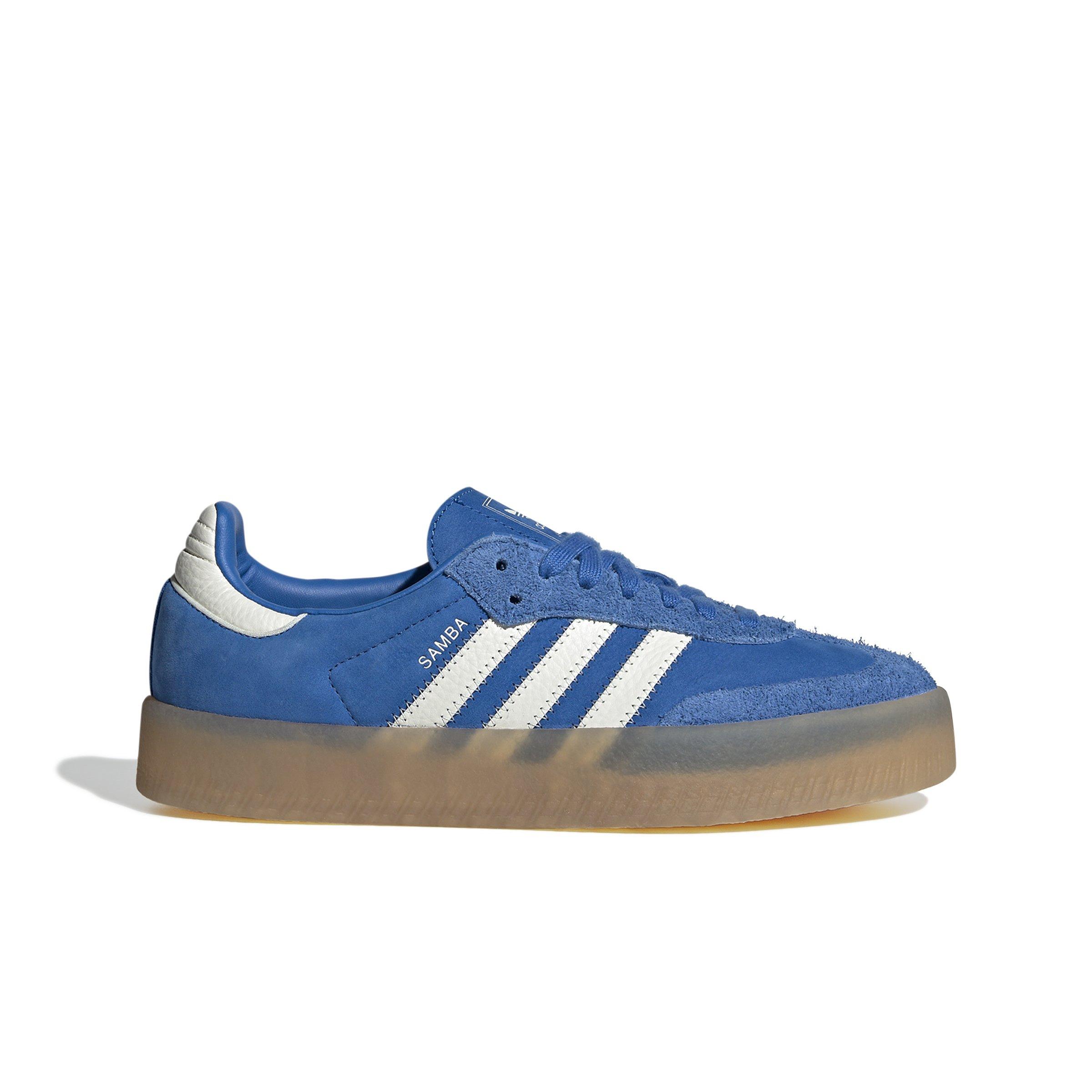 adidas Originals Sambae "Blue/Ftwr White/Silver Metallic" Women's Shoe - BLUE/WHITE Thumbnail View 1