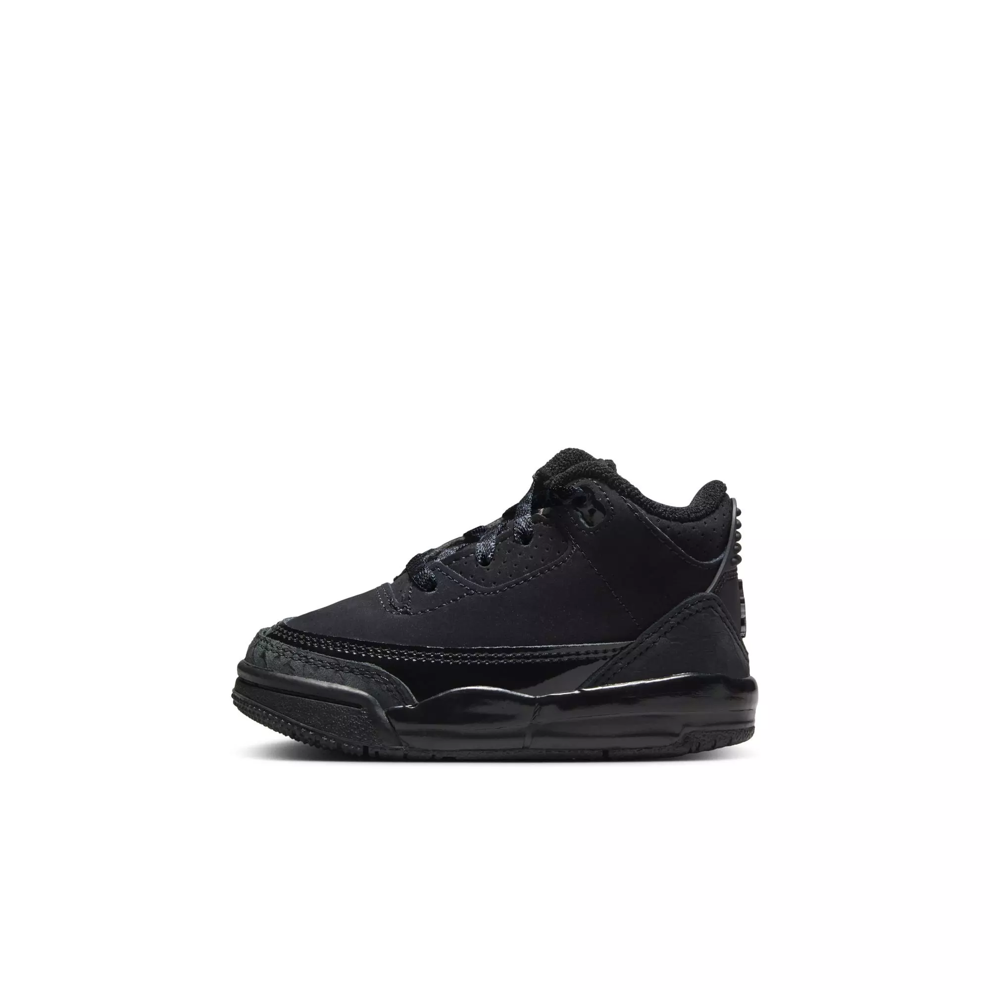 Jordan 3 Retro "Black Cat" Toddler Kids' Shoe - BLACK/DARK CHARCOAL