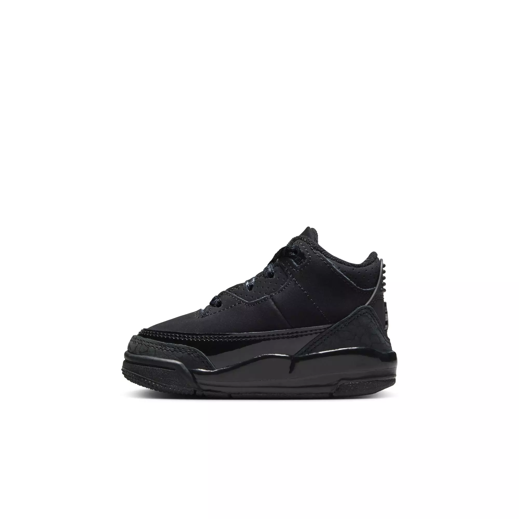 Jordan 3 Retro "Black Cat" Toddler Kids' Shoe - BLACK/DARK CHARCOAL