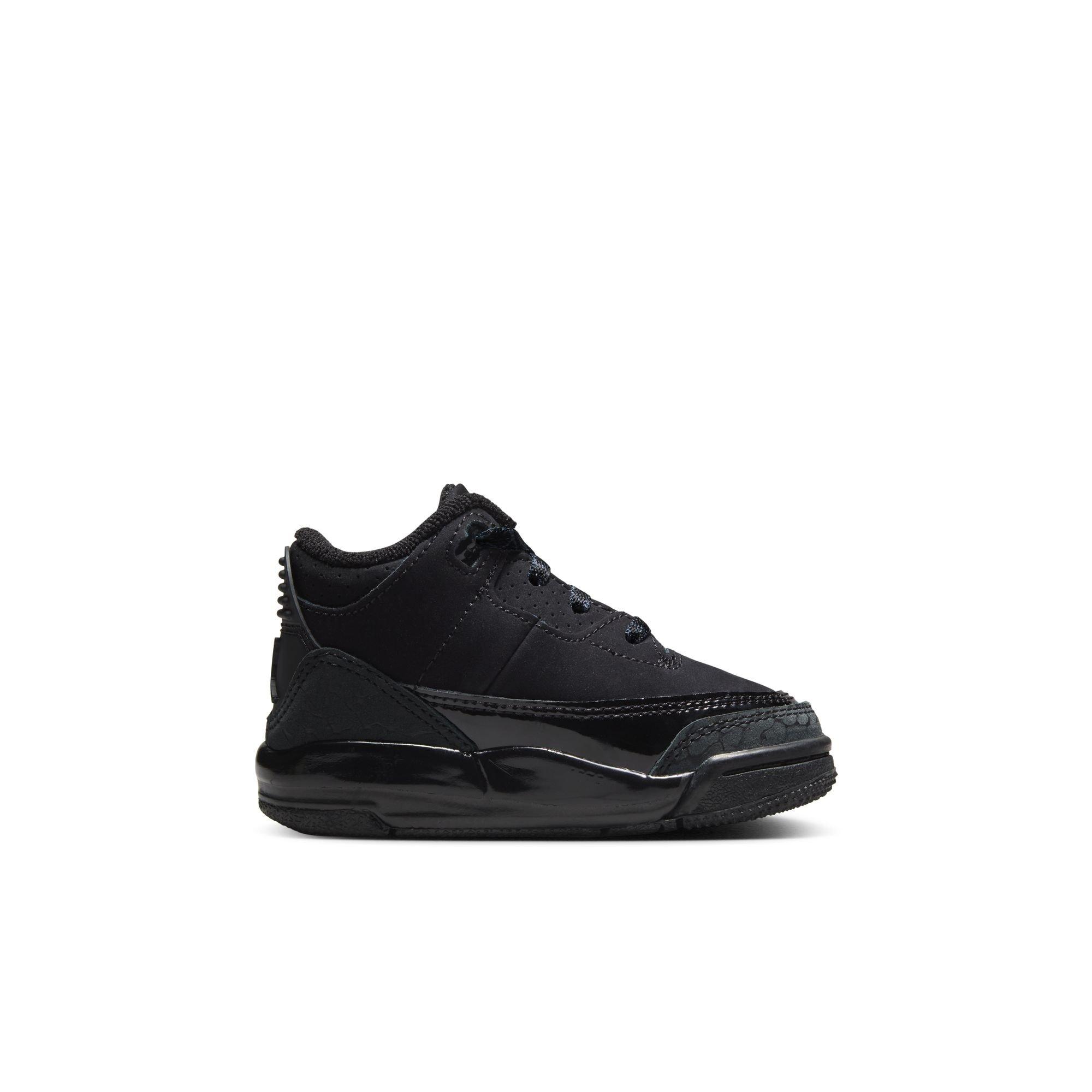 Jordan 3 Retro "Black Cat" Toddler Kids' Shoe