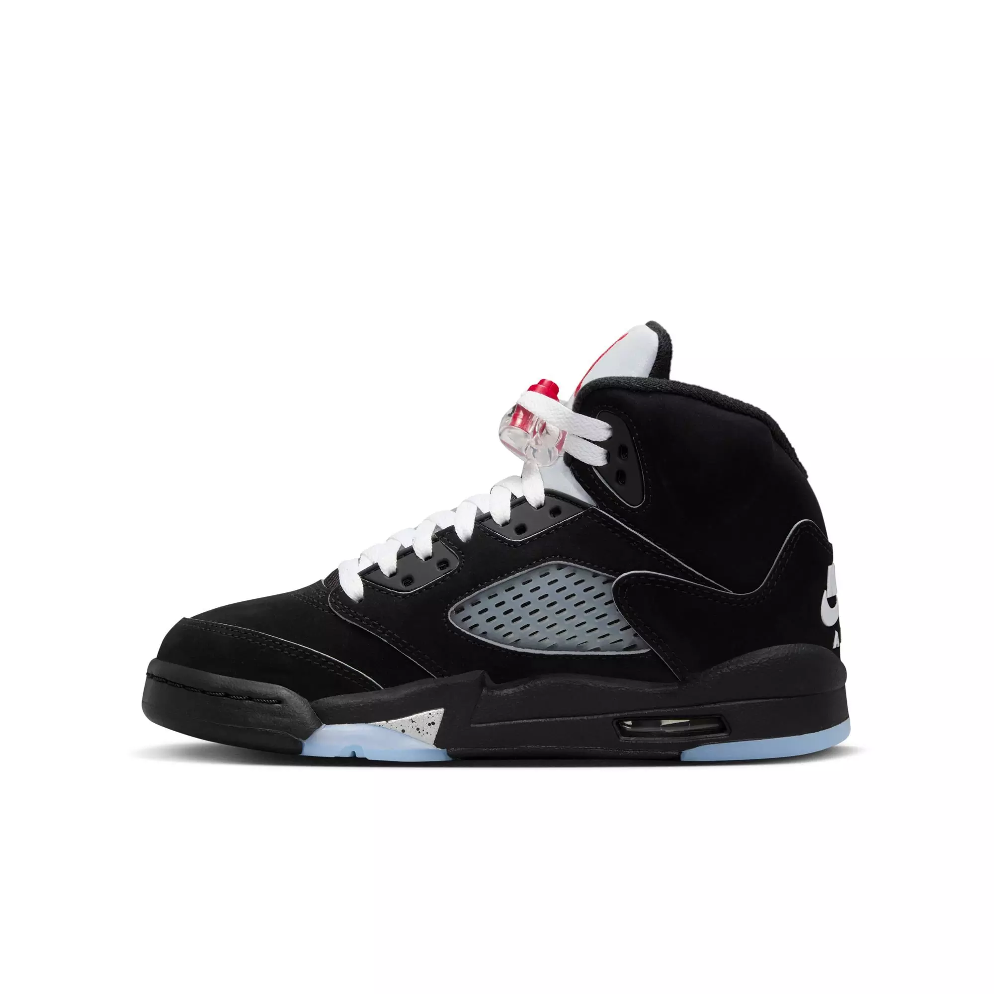 Jordan 5 Retro "Reimagined" Grade School Kids' Shoe - BLACK/WHITE/FIRE RED