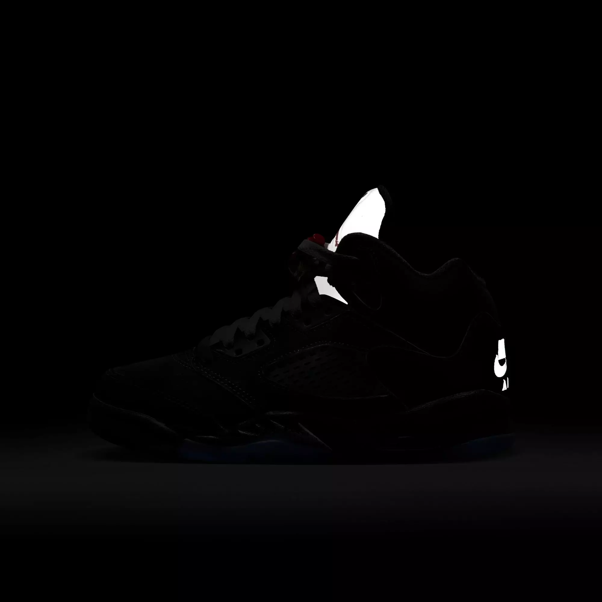 Jordan 5 Retro "Reimagined" Grade School Kids' Shoe - BLACK/WHITE/FIRE RED