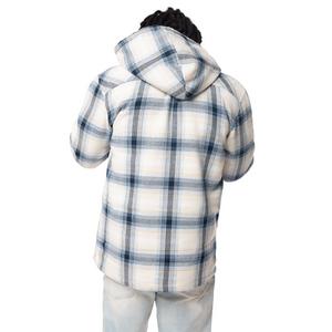 Smoke Rise Men's Plaid Hooded Shacket - Cascade