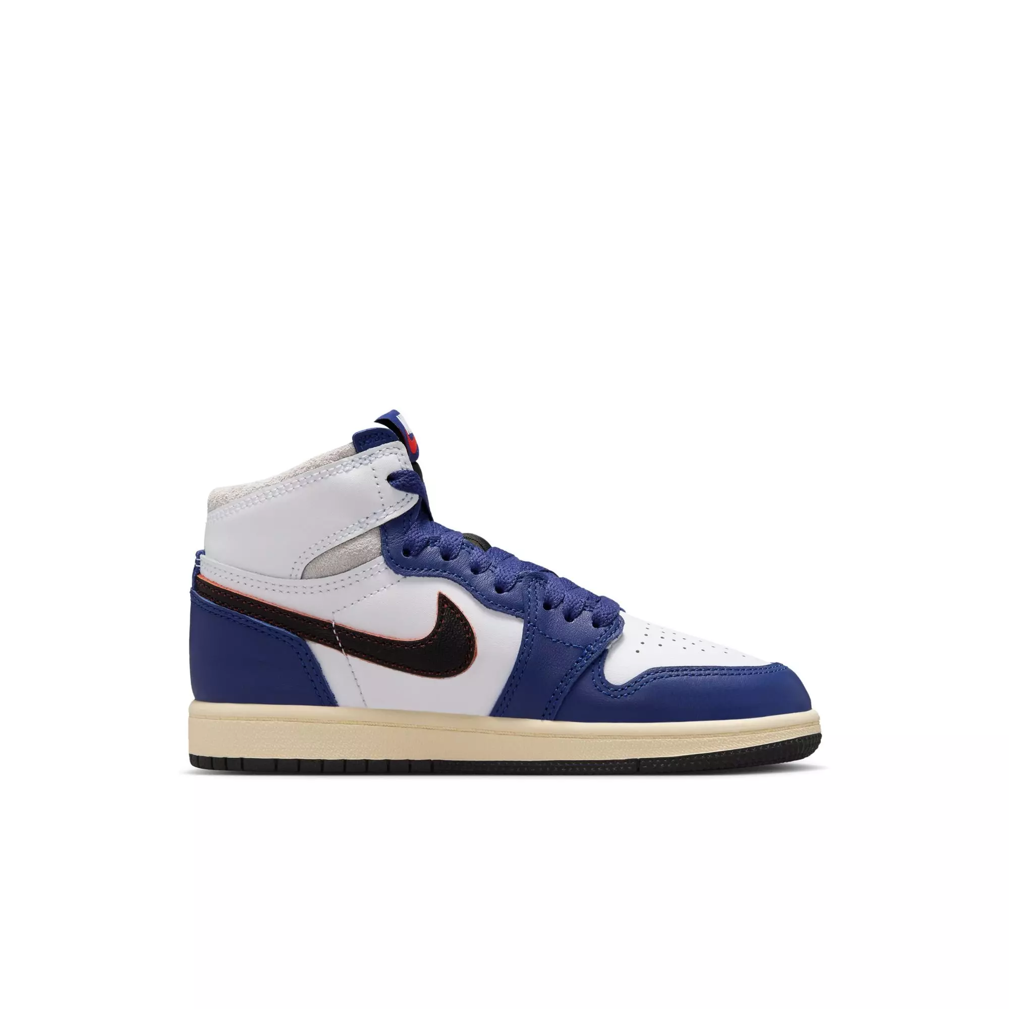 Jordan 1 Retro High OG "Rare Air" Preschool Kids' Shoe - BLACK/NEUTRAL GREY/DEEP ROYAL BLUE