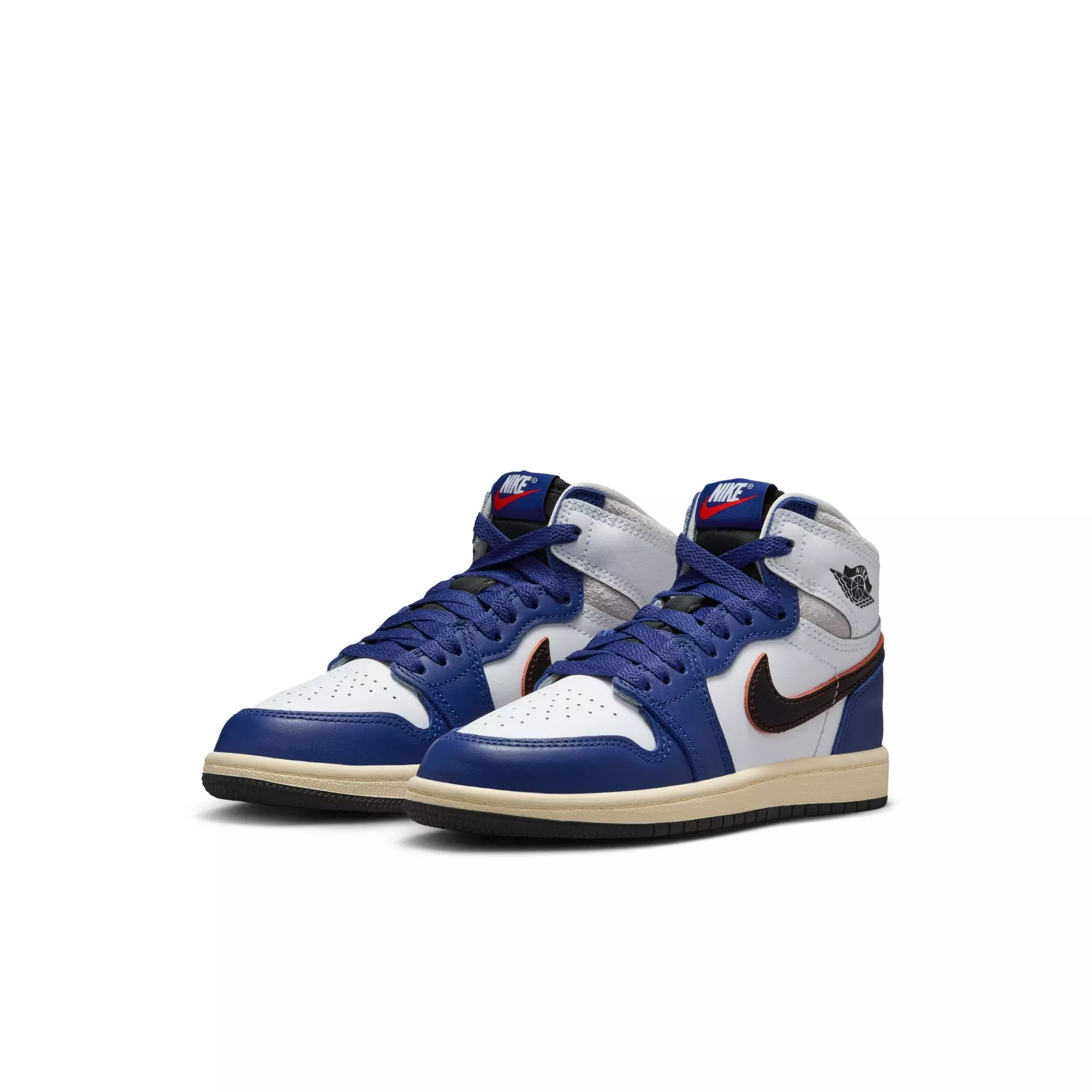 Jordan 1 Retro High OG "Rare Air" Preschool Kids' Shoe - BLACK/NEUTRAL GREY/DEEP ROYAL BLUE