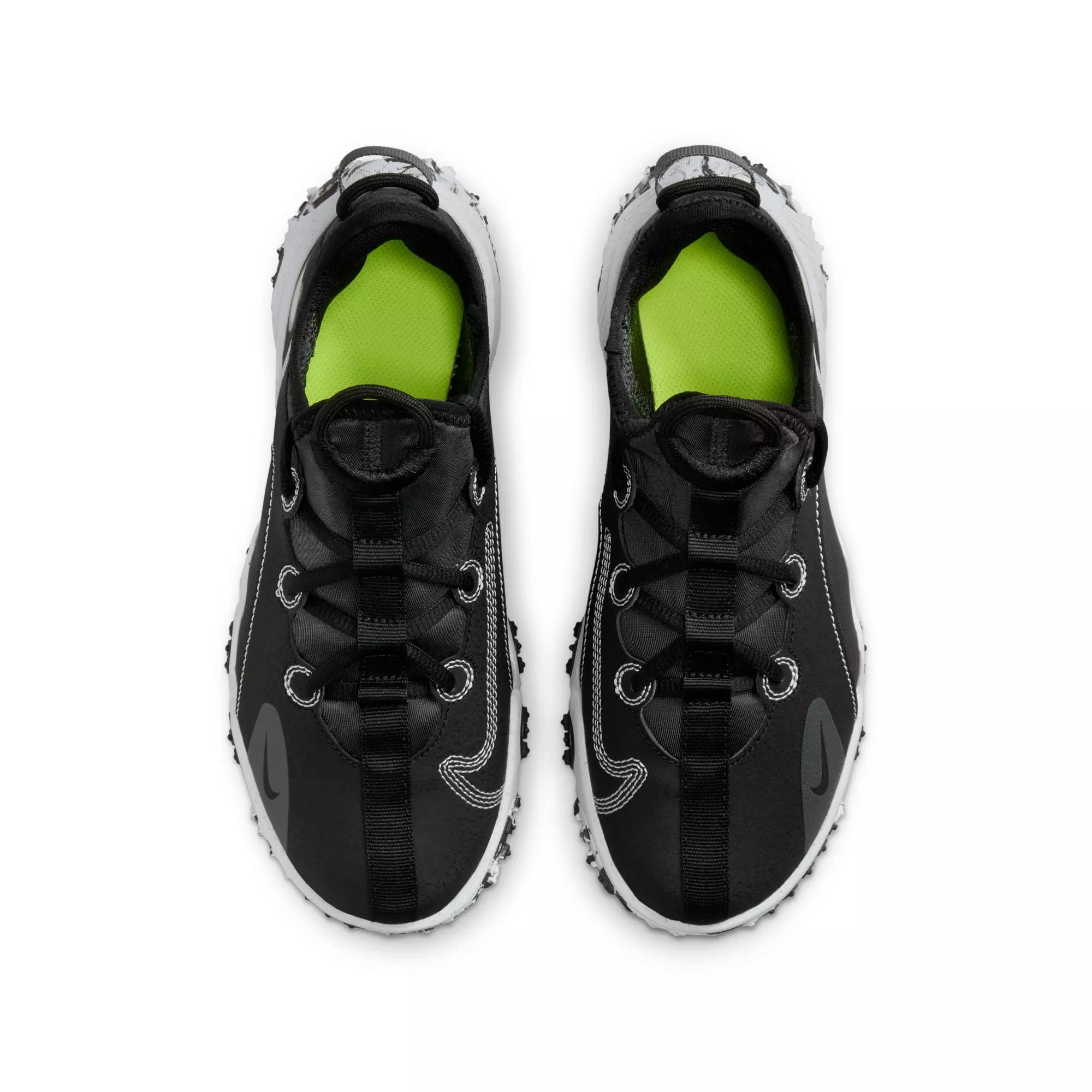 Nike Future Field "Black/White/Dk Smoke Grey/Volt" Preschool Boys' Baseball Shoe - BLACK