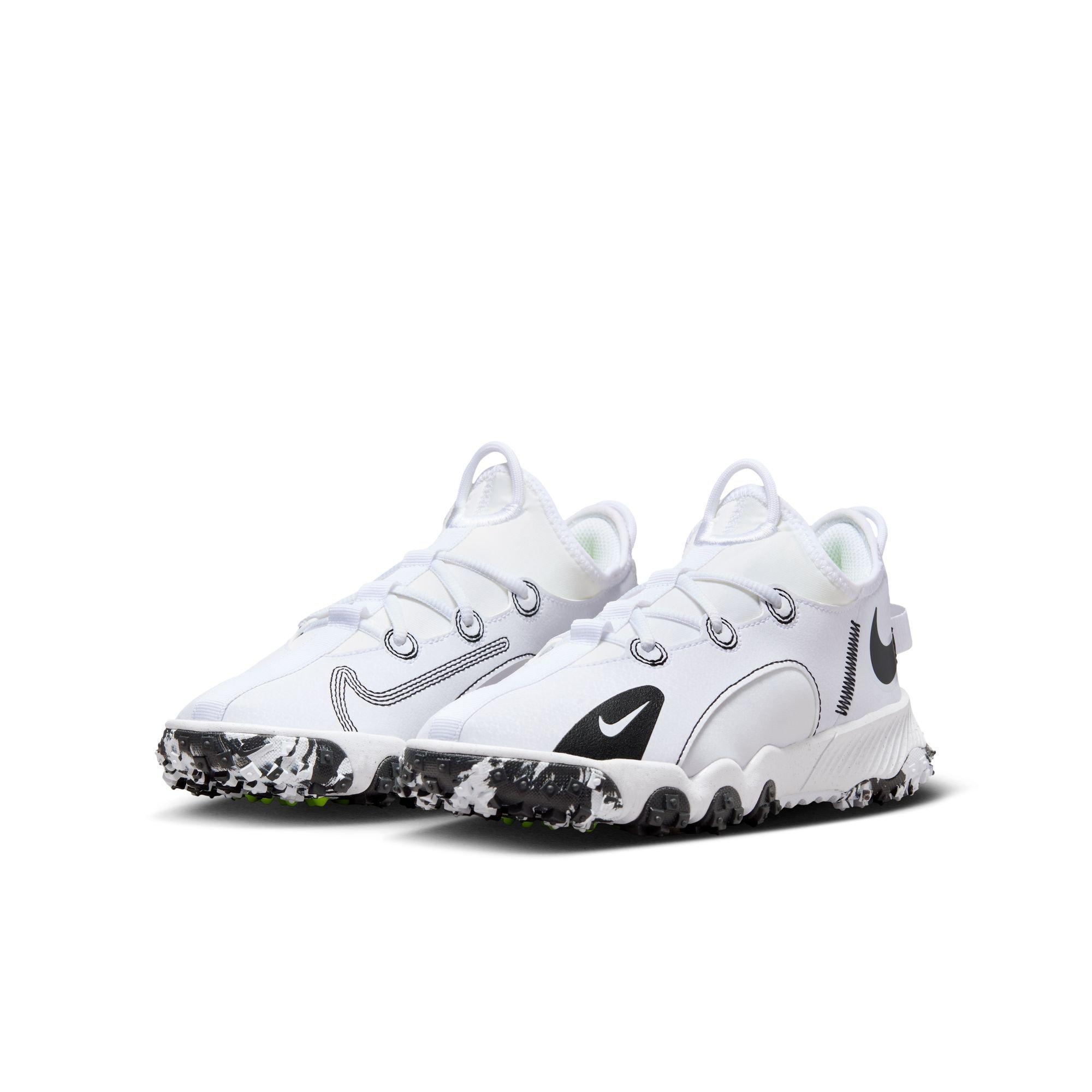 Nike Future Field Grade School Boys'  Baseball Cleat "White/Black/Volt"