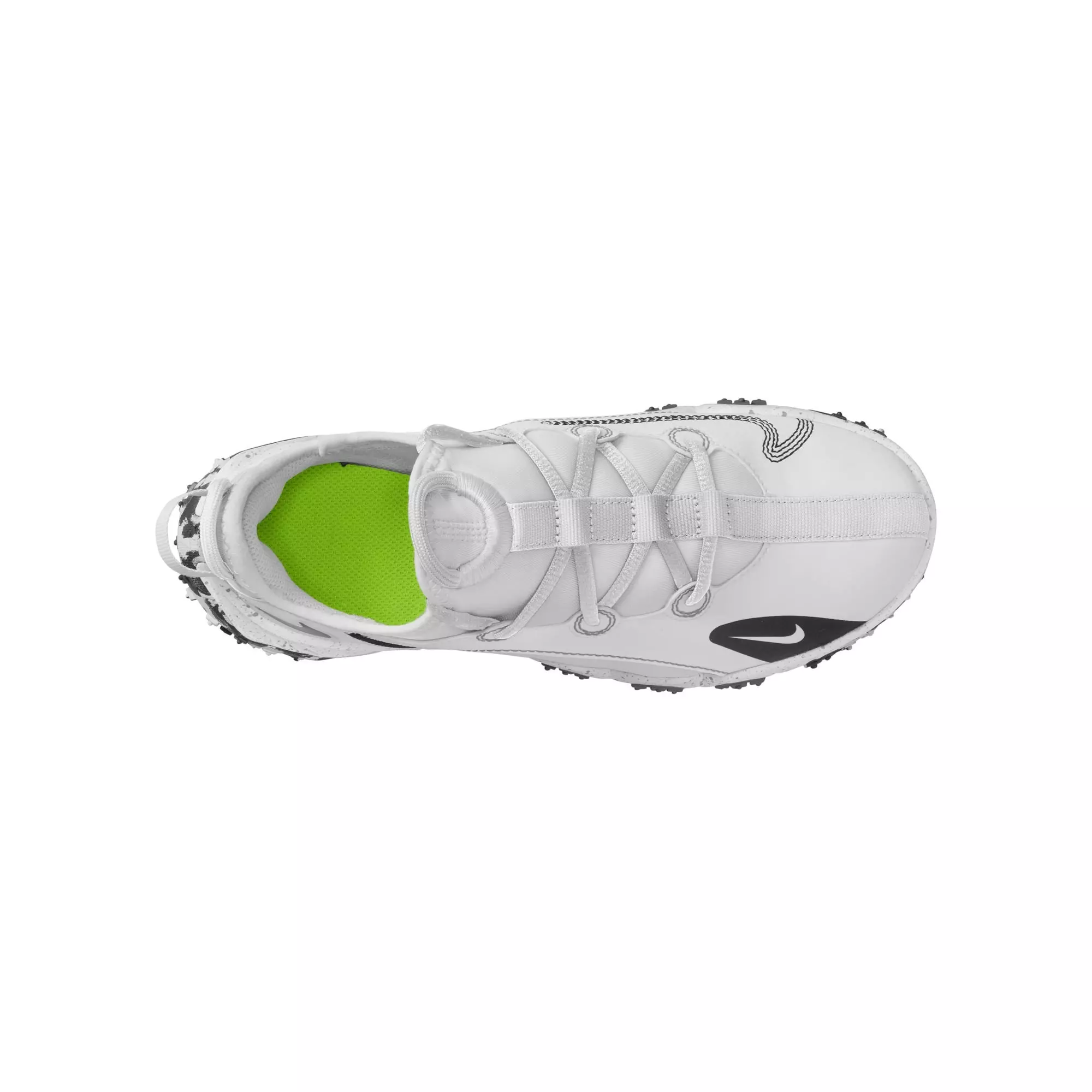 Nike Future Field "White/Black/Volt" Grade School Boys' Baseball Cleat - WHITE