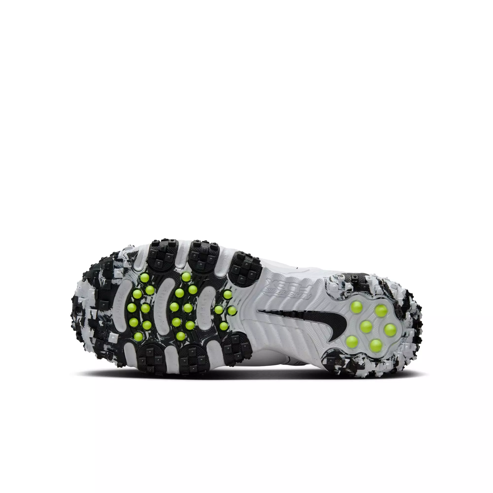 Nike Future Field "White/Black/Volt" Grade School Boys' Baseball Cleat - WHITE