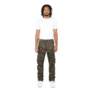 Smoke Rise Men's Metal Port Cargo Straight Fit Twill Pants
