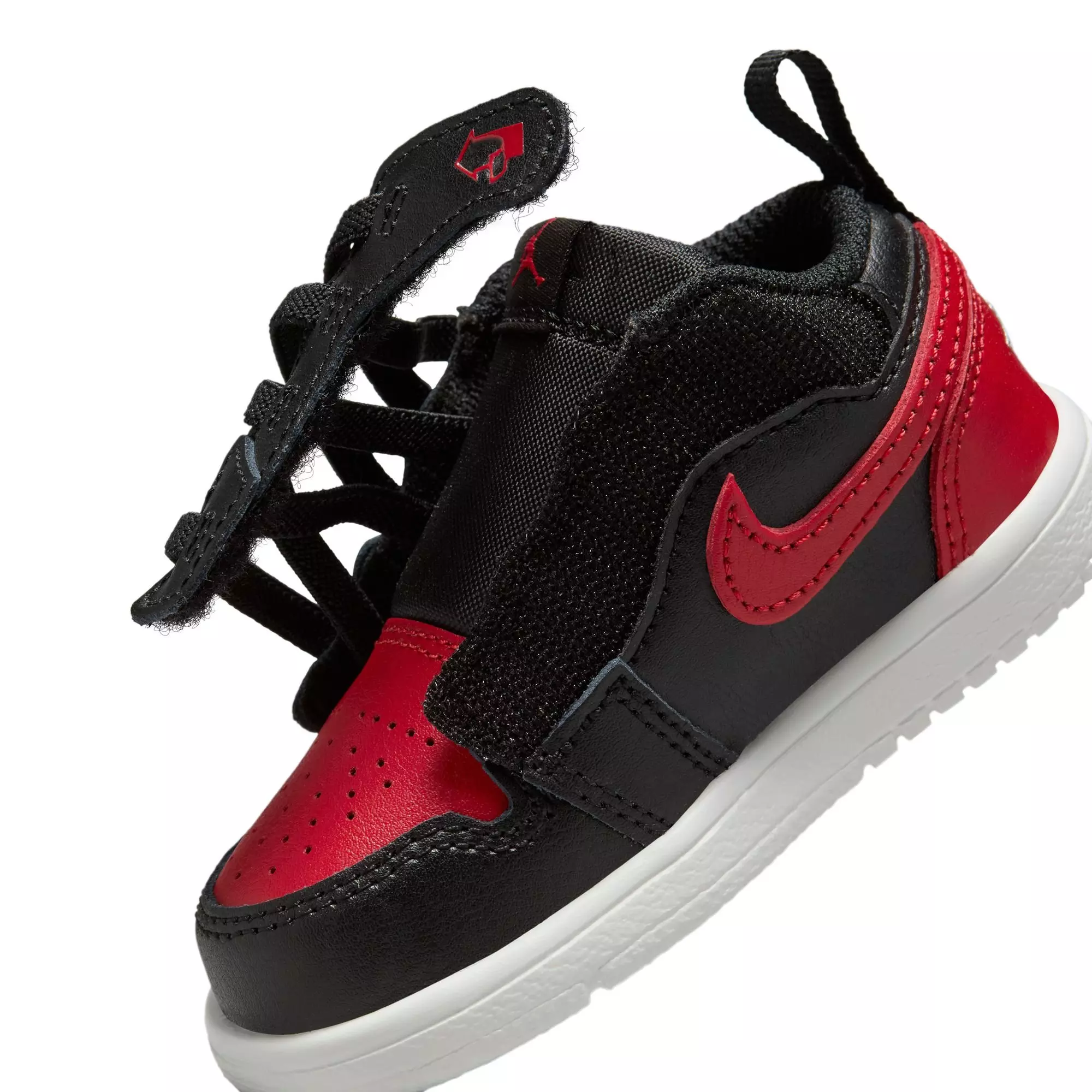 Jordan 1 Low Alt "Black/Varsity Red/Summit White" Toddler Boys' Shoe - BLACK/RED
