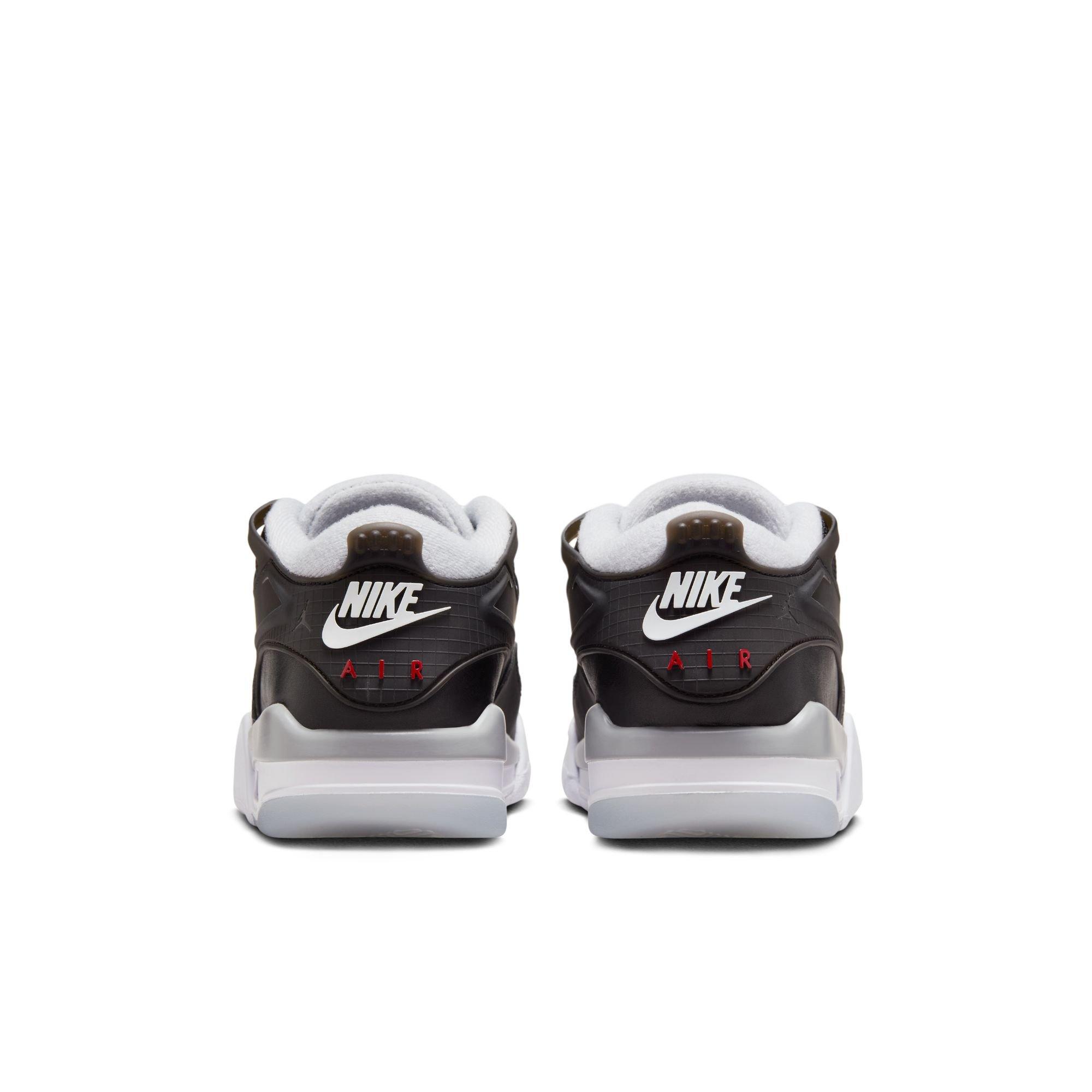 Jordan 4 RM Grade School Boys' "Black/FIre Red/Wolf Grey/White" Shoe